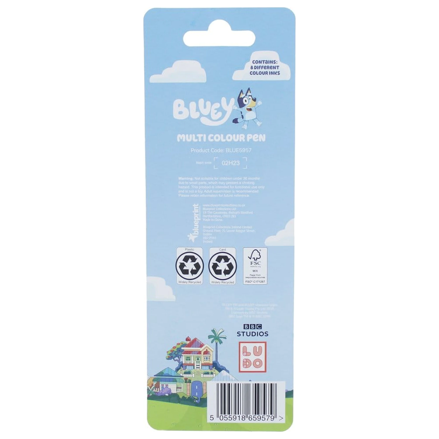 Bluey Višebojna olovka fotografija proizvoda