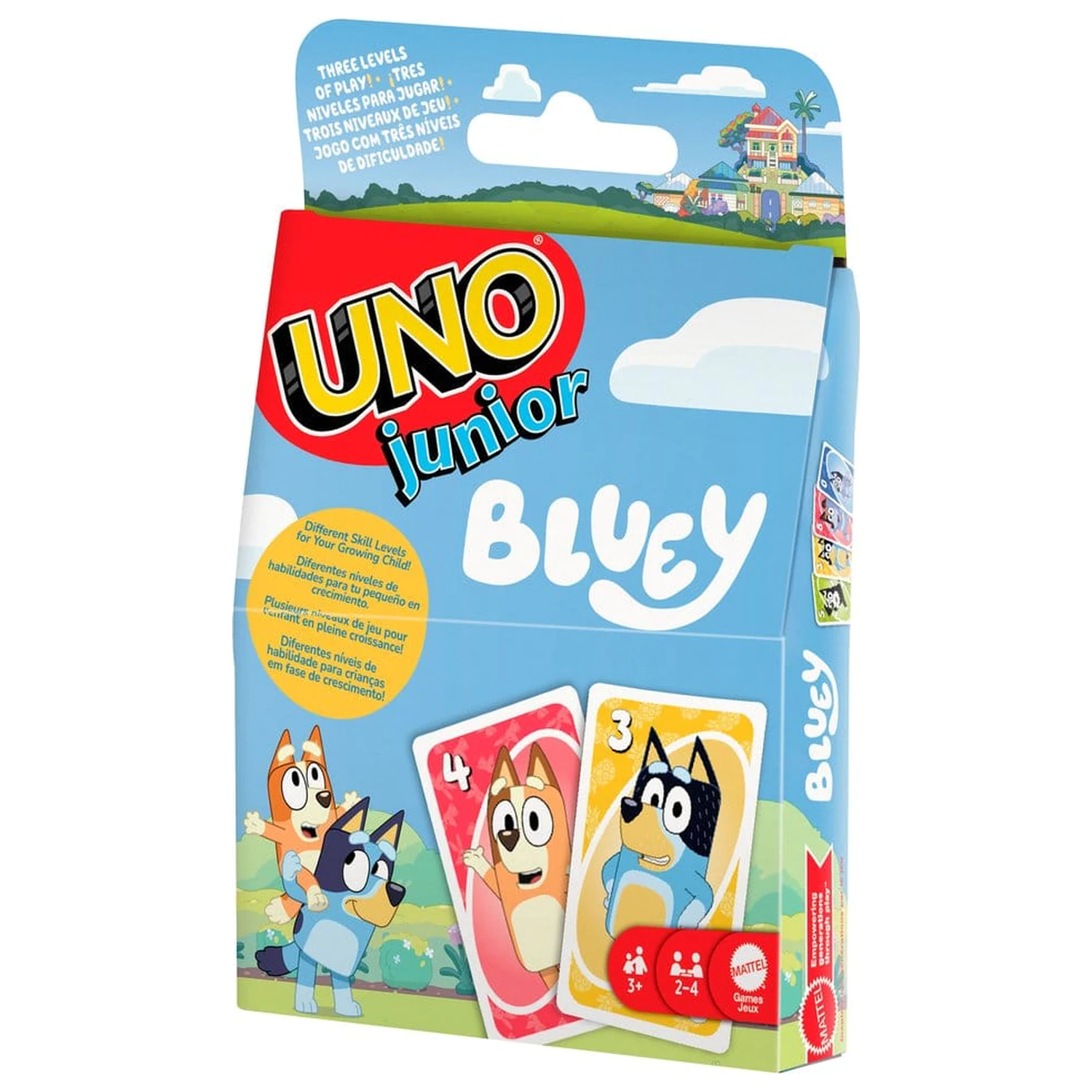 Bluey UNO Junior kartaška igra fotografija proizvoda