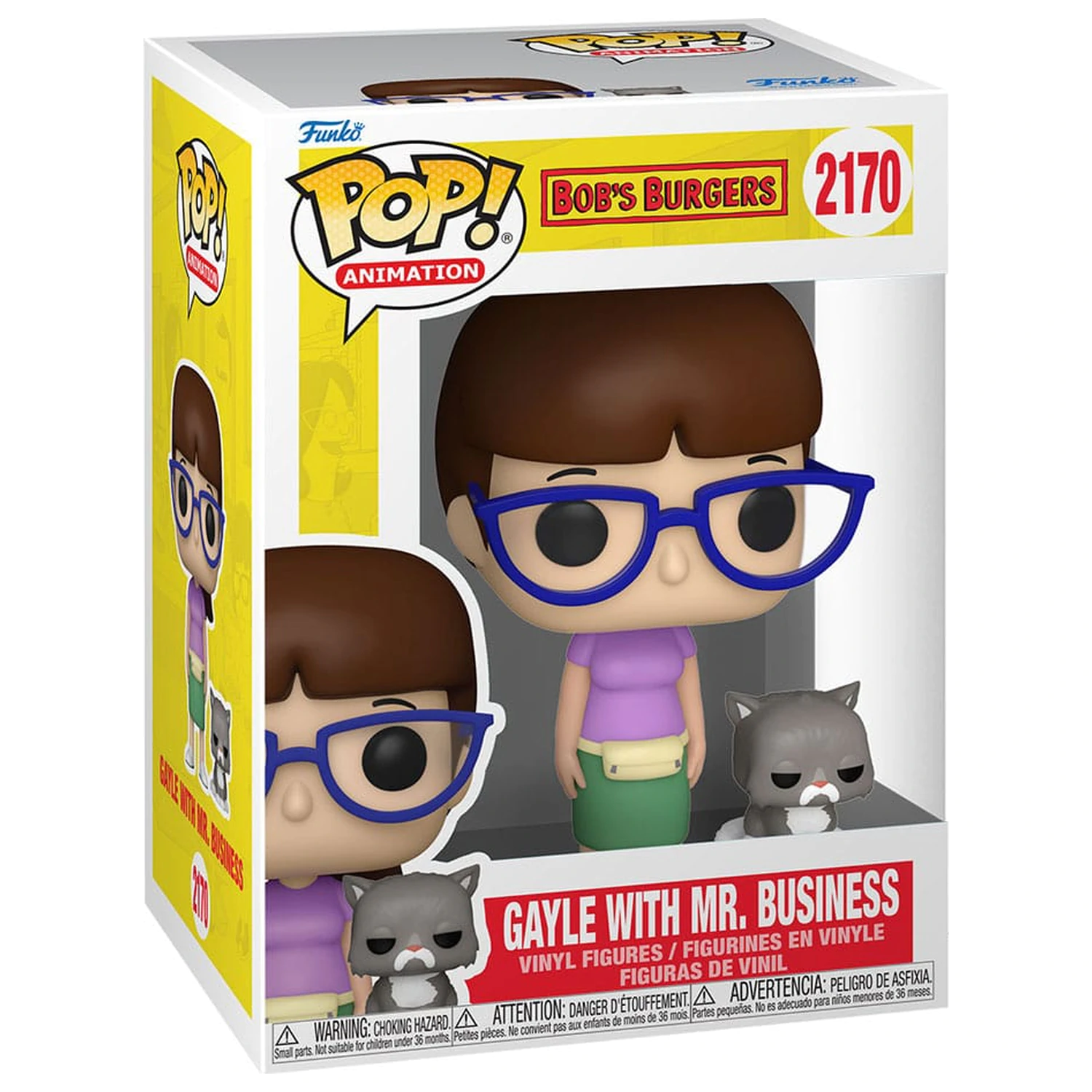 Bob's Burgers Funko POP!&Buddy TV vinil figura Gayle with Mr. Business 9 cm fotografija proizvoda