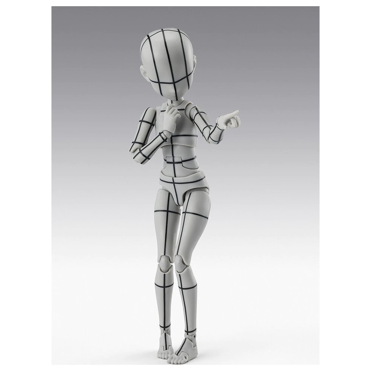 Body Series Body-Chan- Ken Sugimori Edition Wireframe Gray Color Ver. S.H. Figuarts figura 13cm fotografija proizvoda