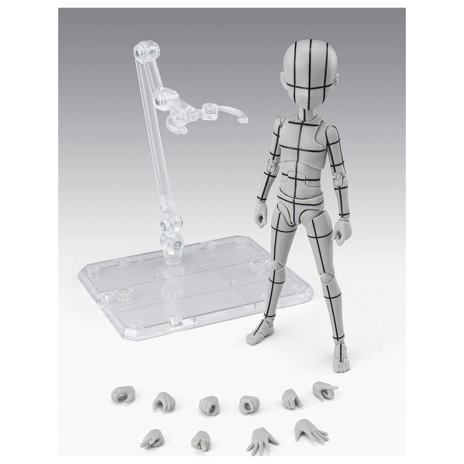 Body Series Body-Kun- Ken Sugimori Edition Wireframe Gray Color Ver. S.H. Figuarts figura 13cm fotografija proizvoda