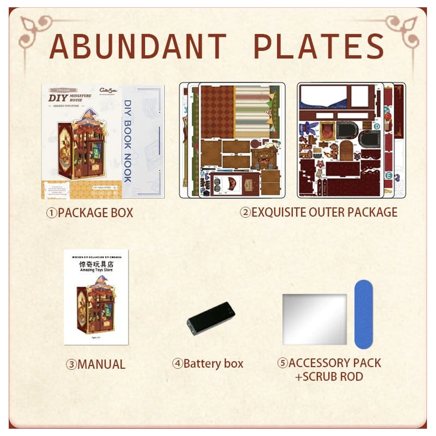 Book Nook Amazing Toy Store 17 x 12 cm fotografija proizvoda