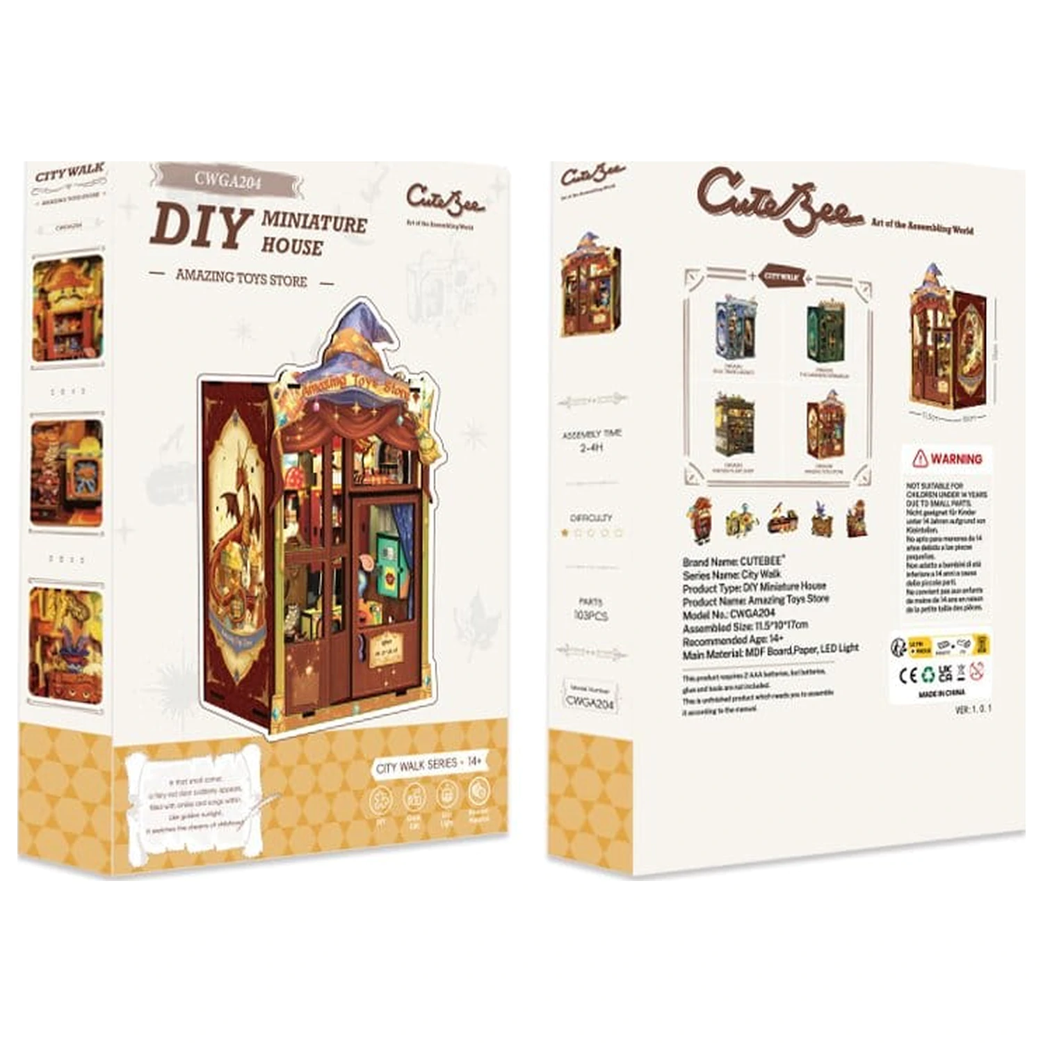 Book Nook Amazing Toy Store 17 x 12 cm fotografija proizvoda