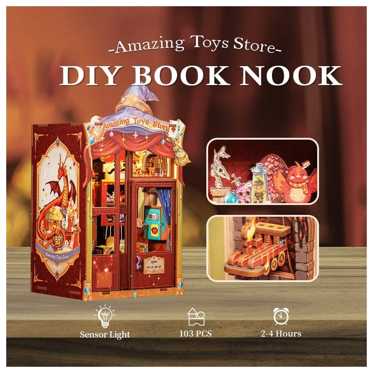 Book Nook Amazing Toy Store 17 x 12 cm fotografija proizvoda