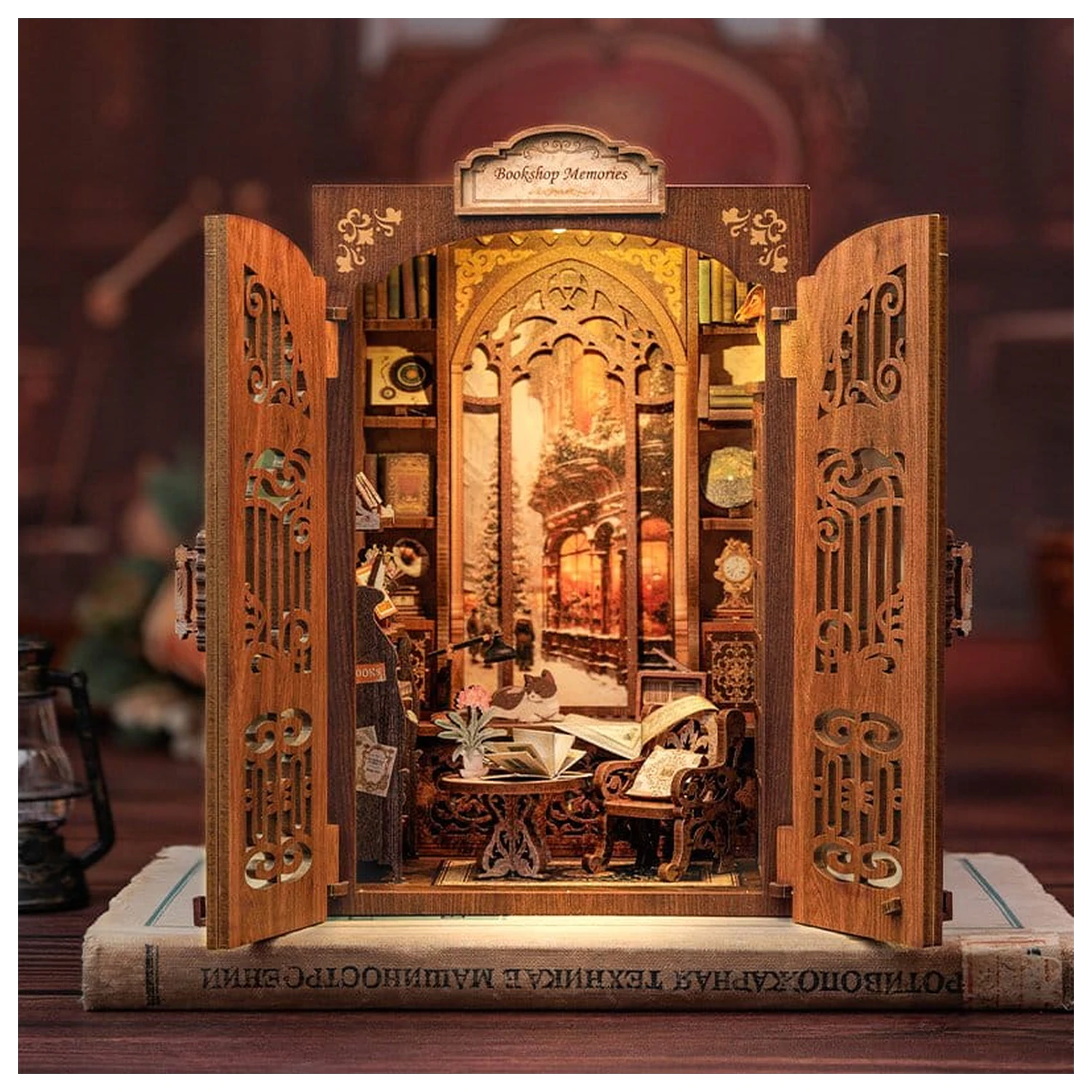 Book Nook Bookshop Memories 17 x 10 cm fotografija proizvoda