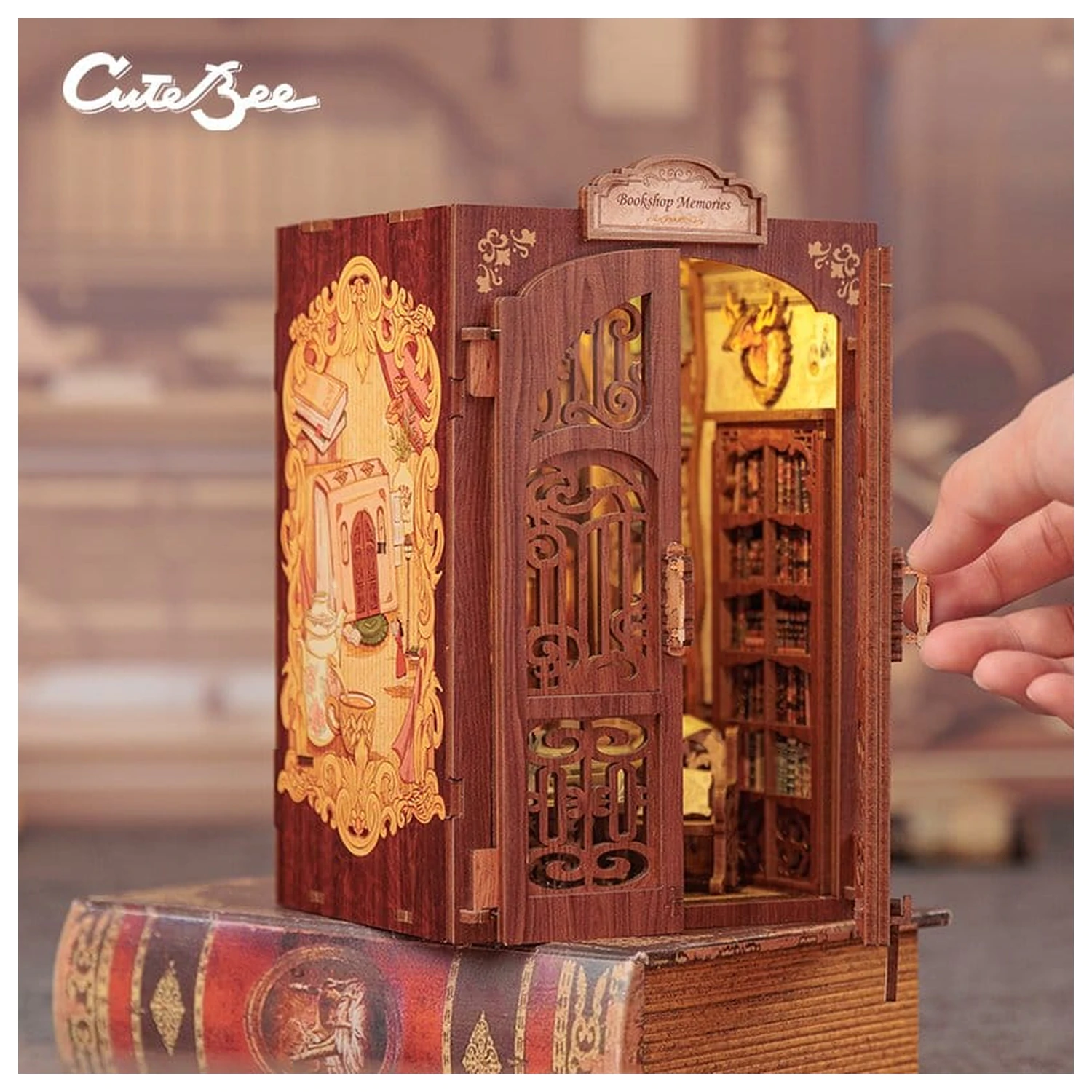 Book Nook Bookshop Memories 17 x 10 cm fotografija proizvoda