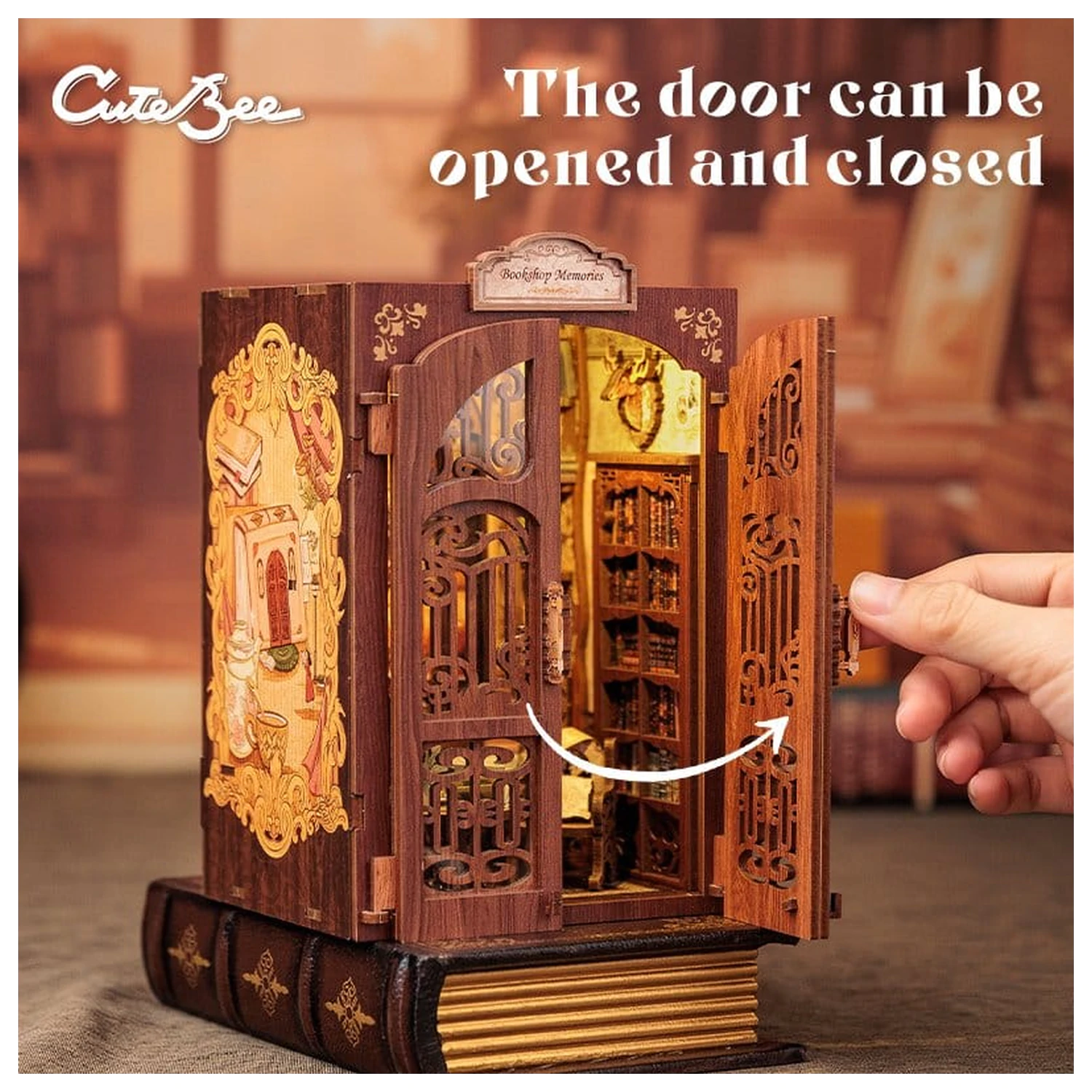 Book Nook Bookshop Memories 17 x 10 cm fotografija proizvoda