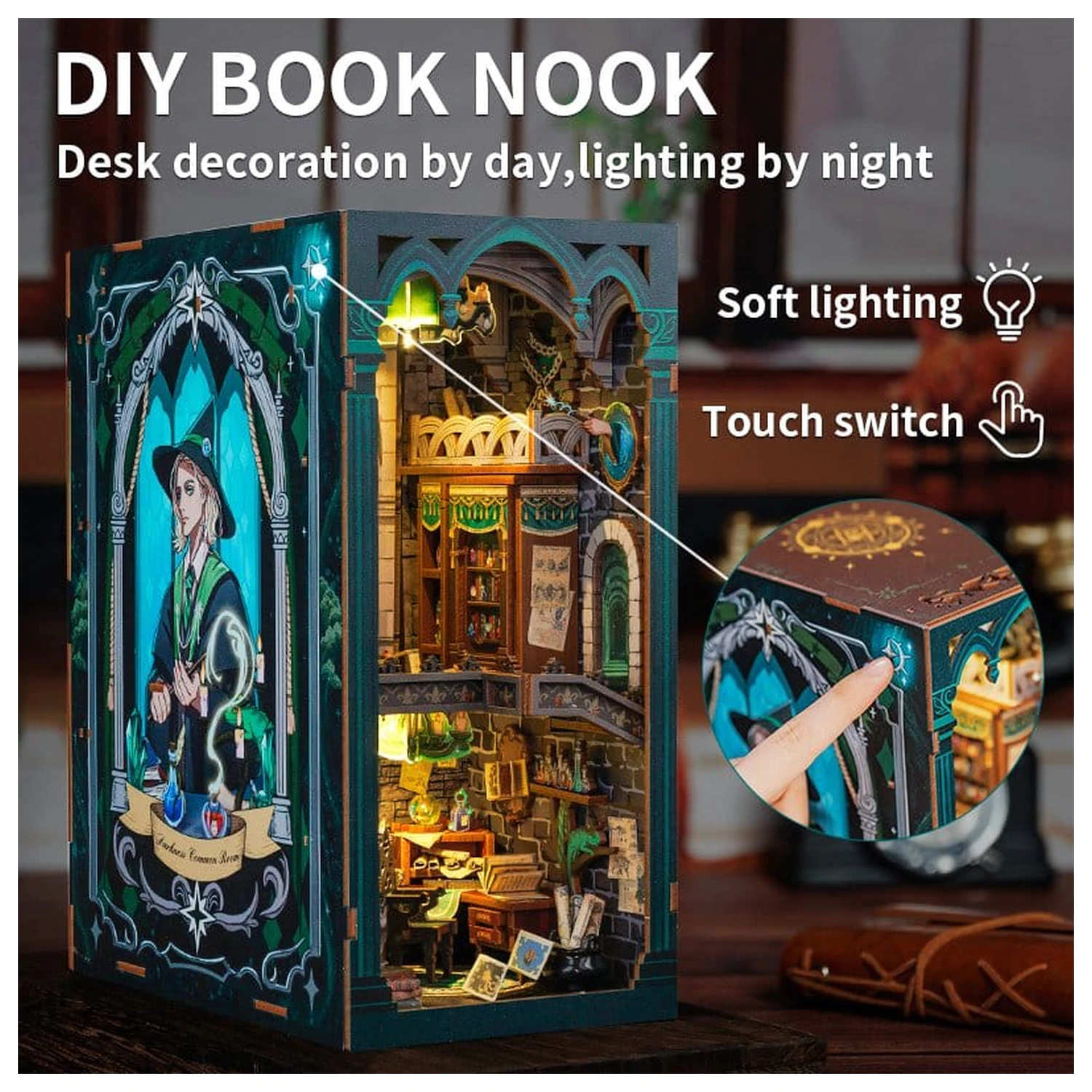 Book Nook Darkness Common Room 23 x 11 cm fotografija proizvoda