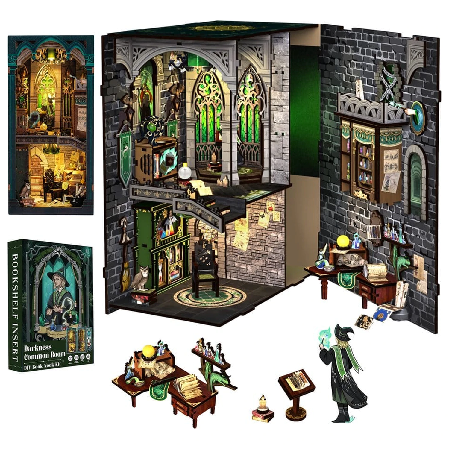 Book Nook Darkness Common Room 23 x 11 cm fotografija proizvoda