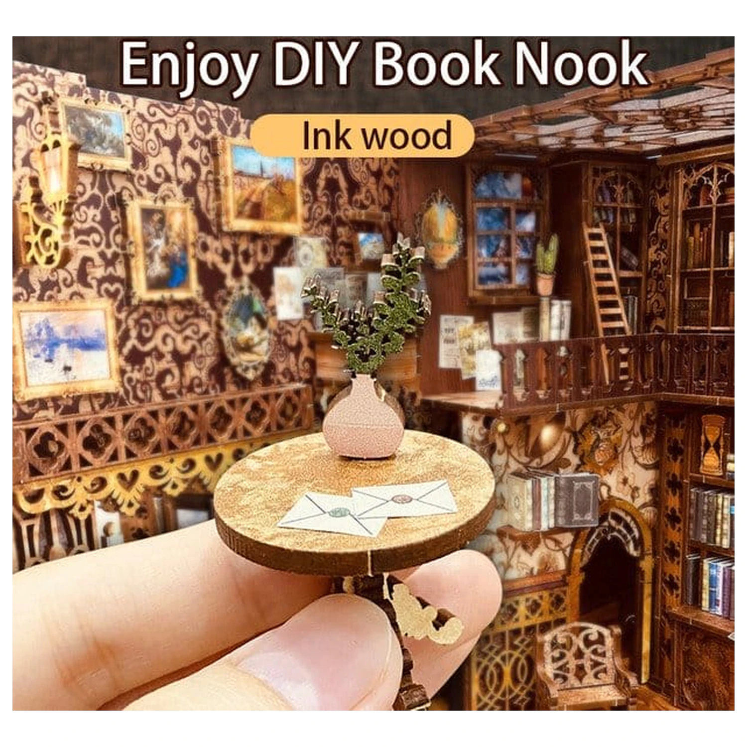 Book Nook Eternal Bookstore 23 x 11 cm fotografija proizvoda