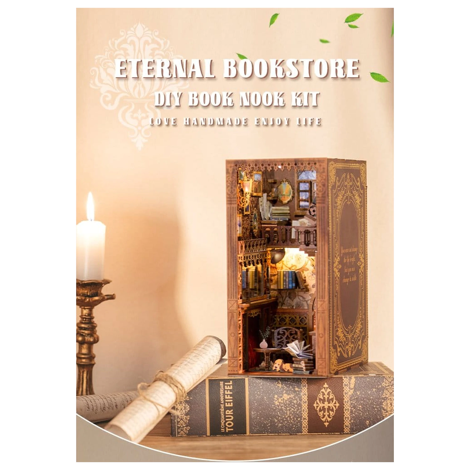 Book Nook Eternal Bookstore 23 x 11 cm fotografija proizvoda