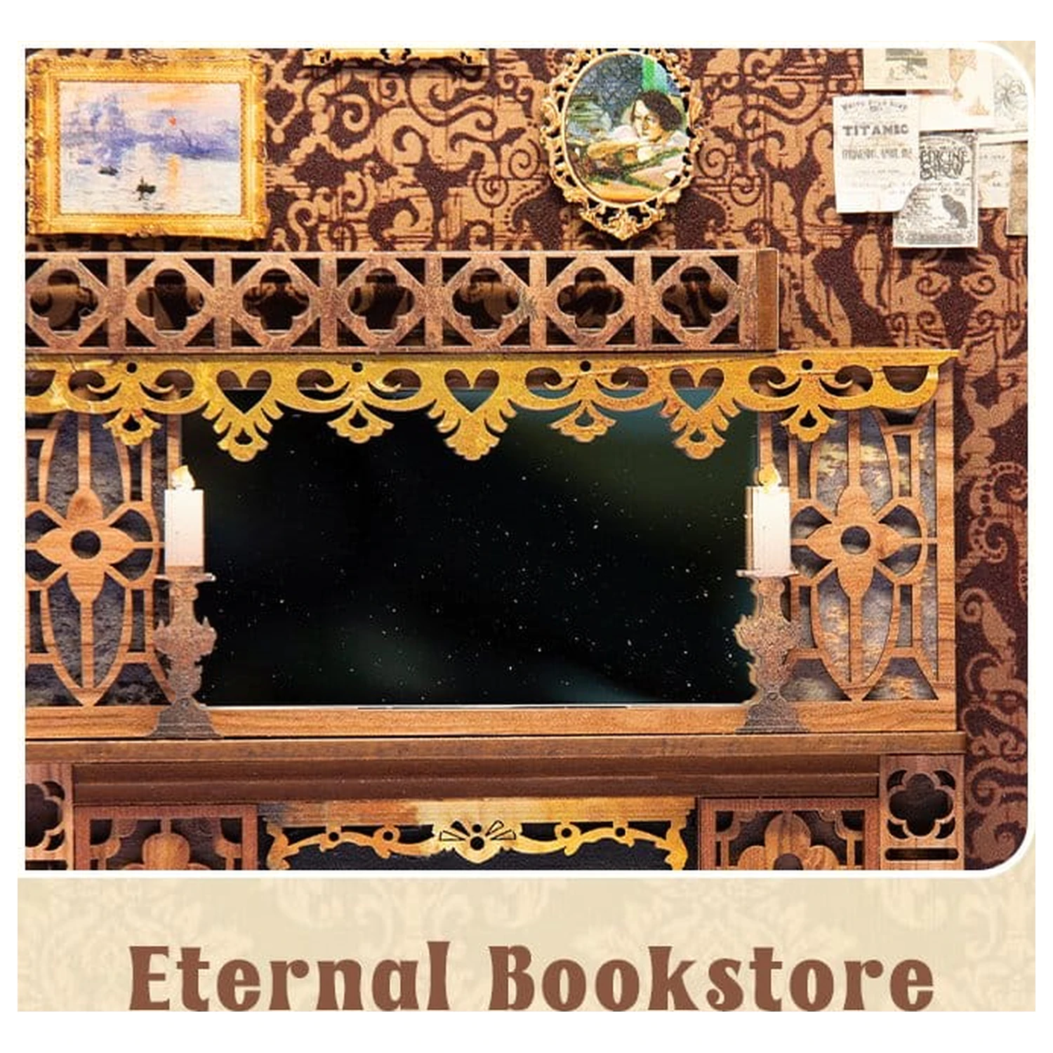 Book Nook Eternal Bookstore 23 x 11 cm fotografija proizvoda