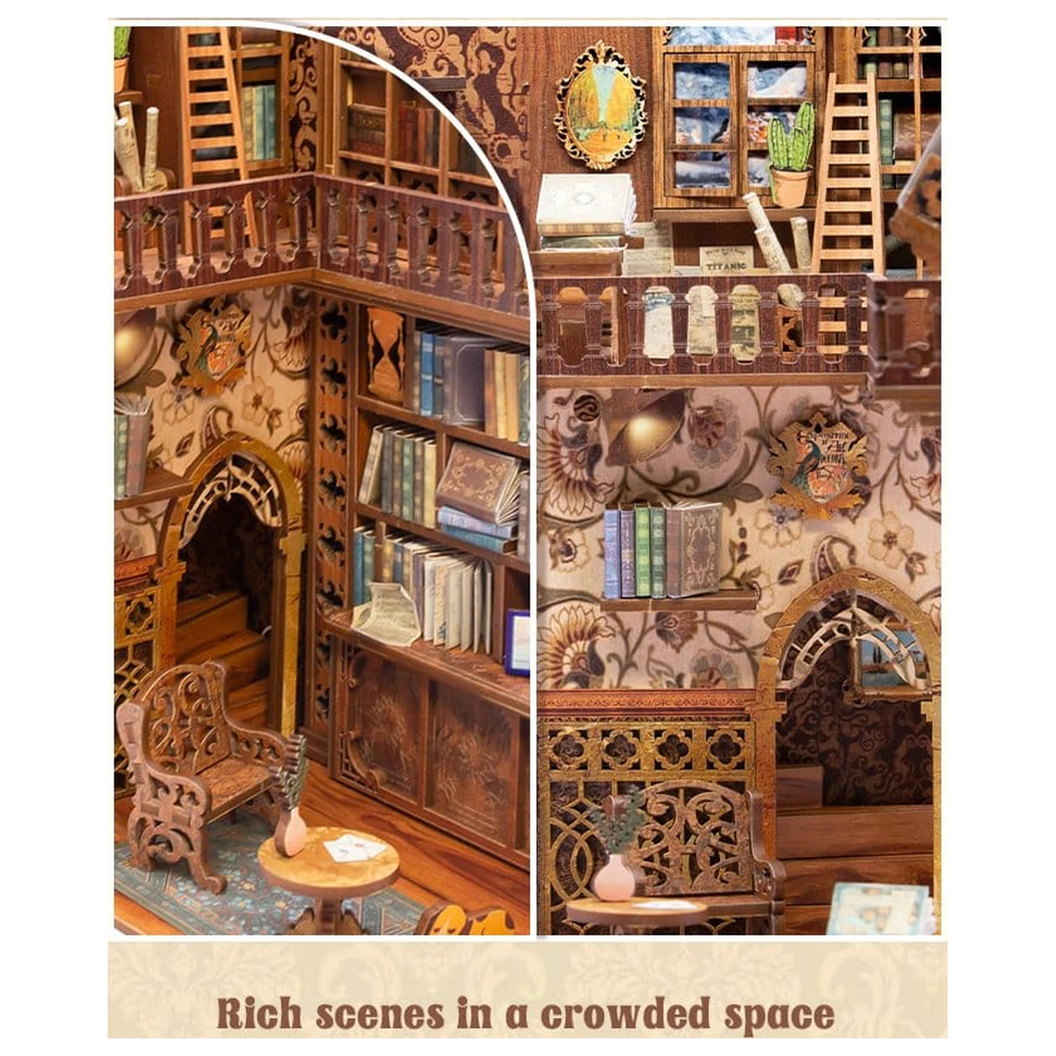 Book Nook Eternal Bookstore 23 x 11 cm fotografija proizvoda