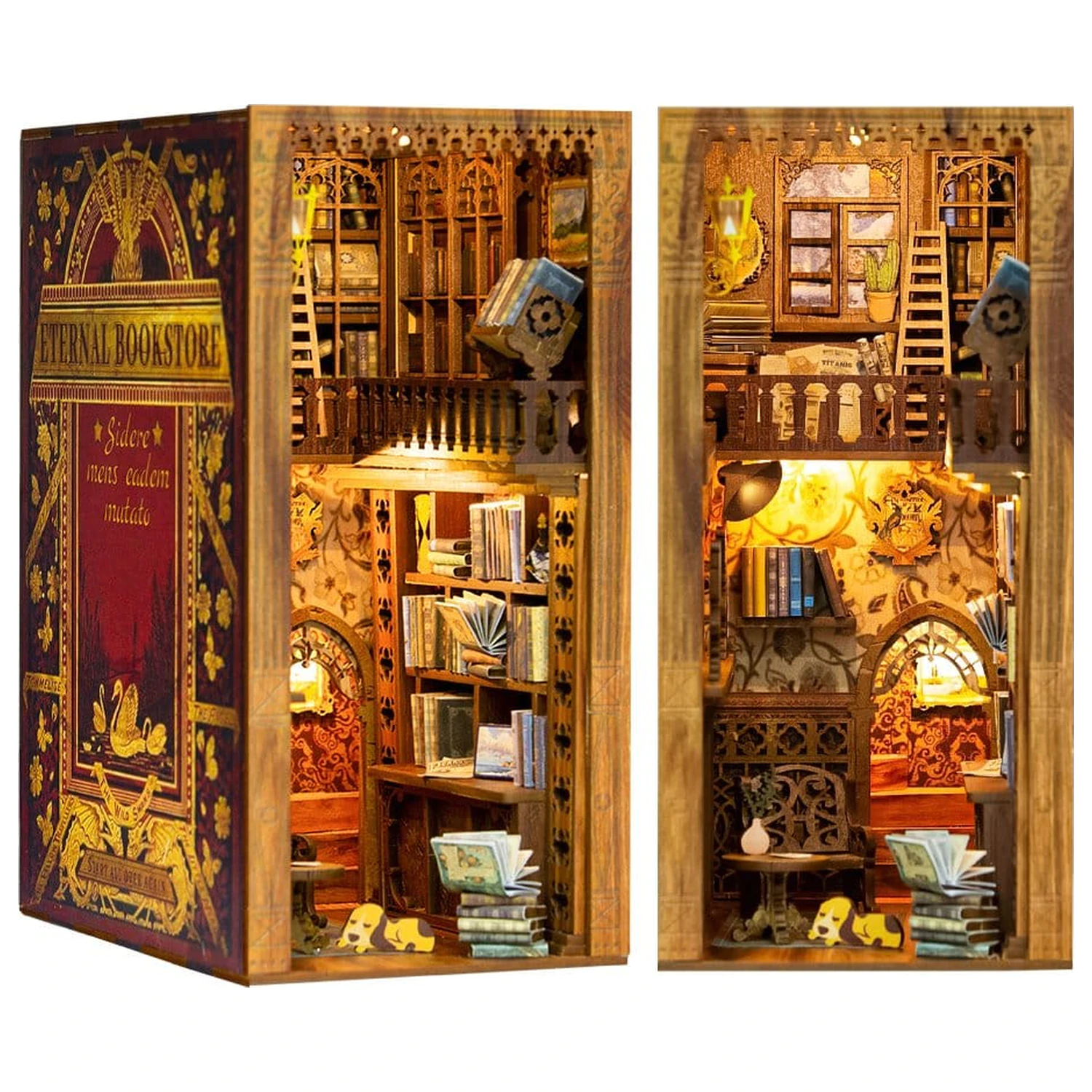 Book Nook Eternal Bookstore 23 x 11 cm fotografija proizvoda