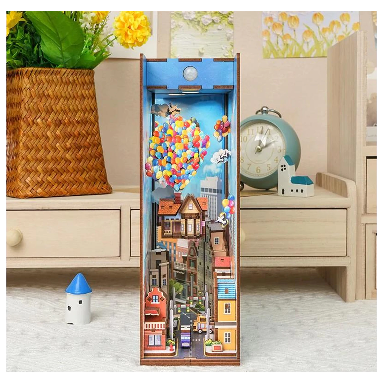 BOOK NOOK KIT DIY - Travel with the Wind 143 komada + LED Svjetlo fotografija proizvoda