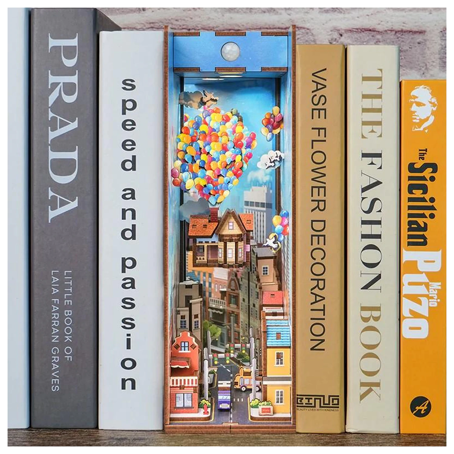BOOK NOOK KIT DIY - Travel with the Wind 143 komada + LED Svjetlo fotografija proizvoda
