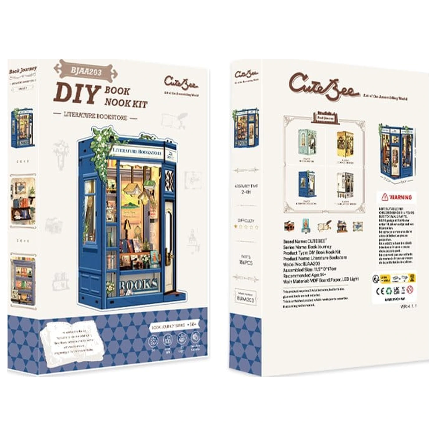 Book Nook Literatura Knjižara 17 x 12 cm fotografija proizvoda