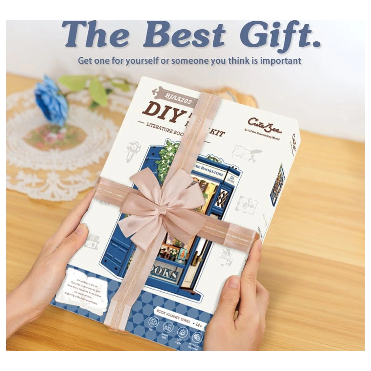 Book Nook Literatura Knjižara 17 x 12 cm fotografija proizvoda