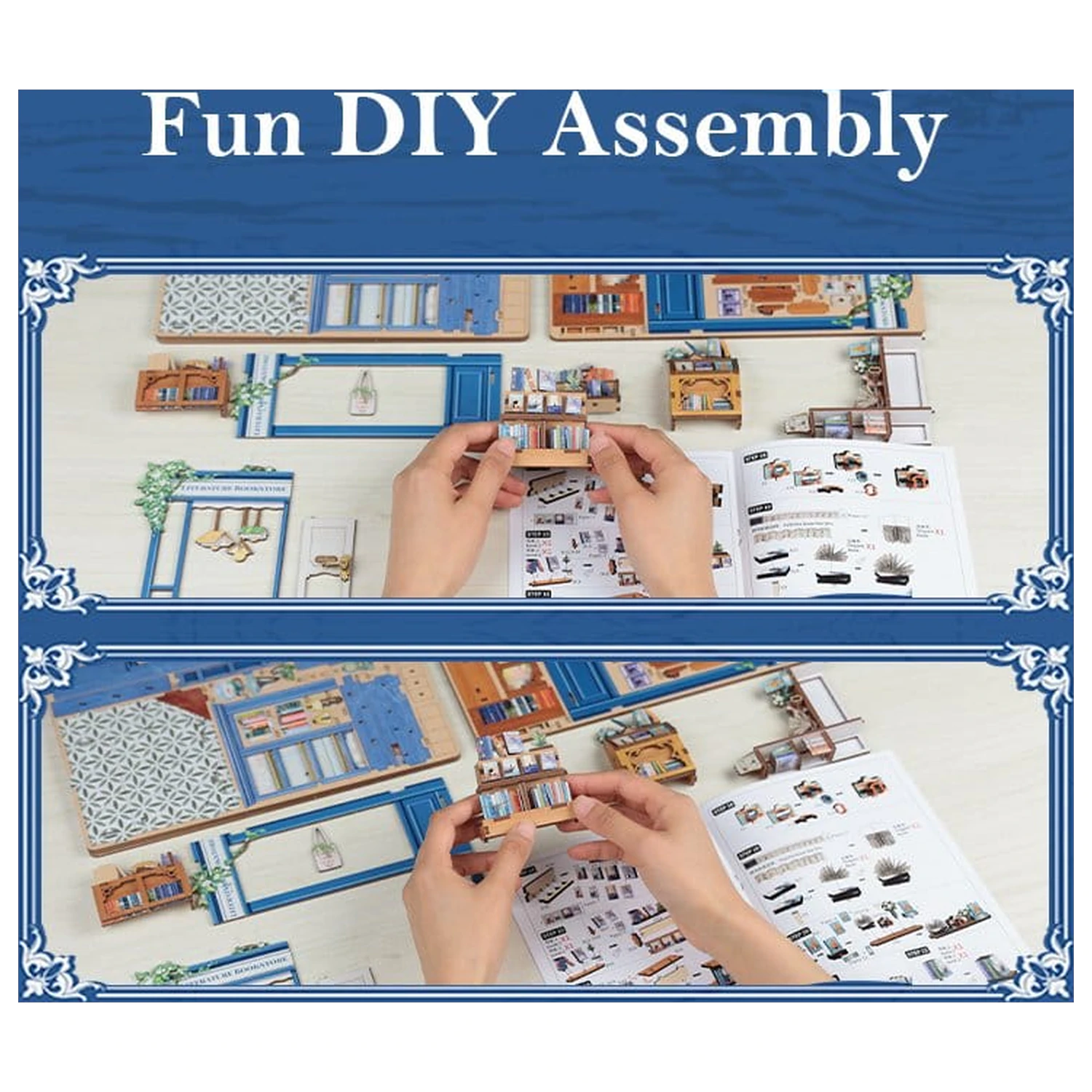 Book Nook Literatura Knjižara 17 x 12 cm fotografija proizvoda