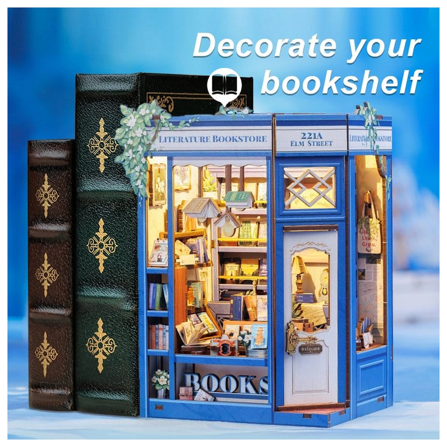 Book Nook Literatura Knjižara 17 x 12 cm fotografija proizvoda