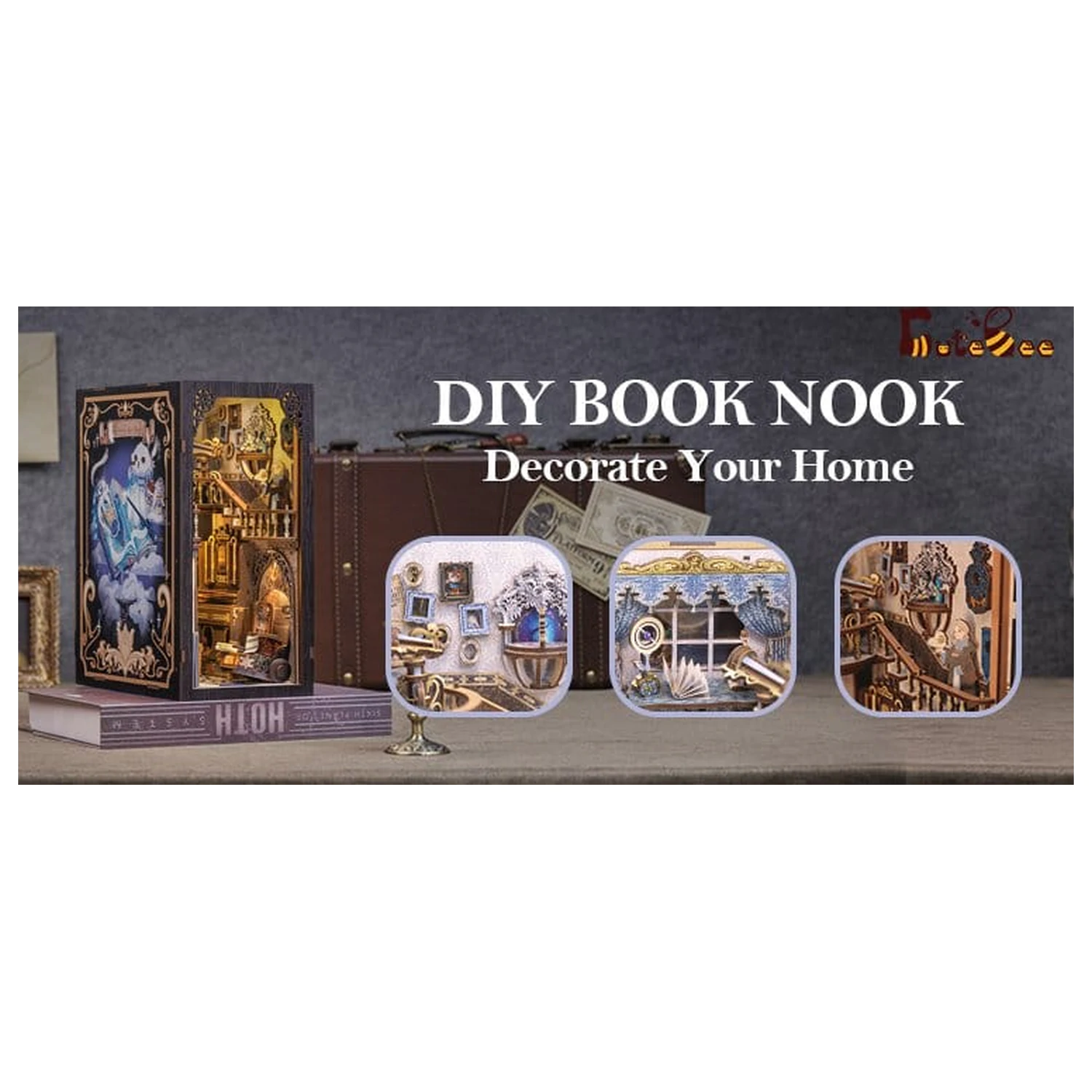 Book Nook Nebula Common Room 23 x 11 cm fotografija proizvoda