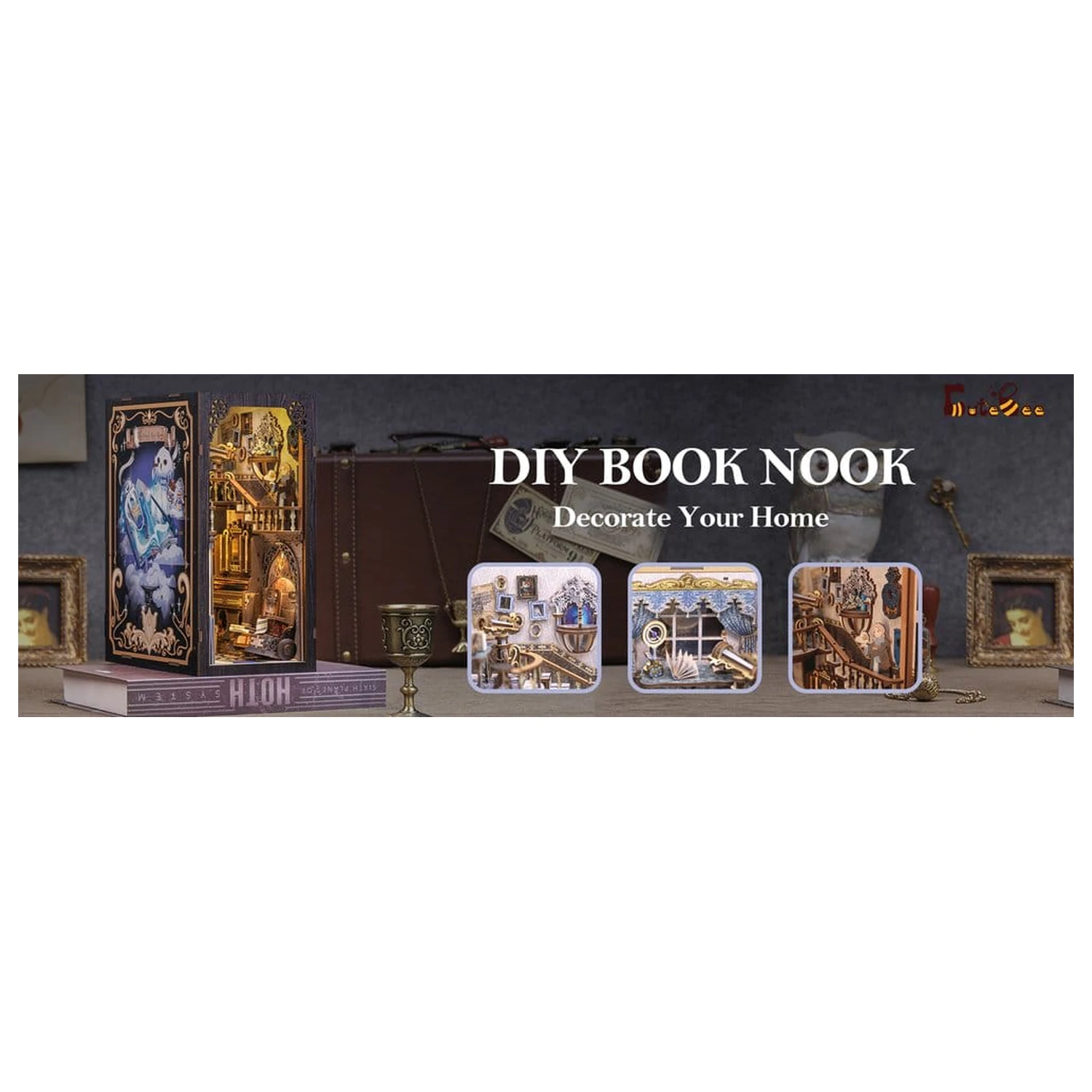Book Nook Nebula Common Room 23 x 11 cm fotografija proizvoda