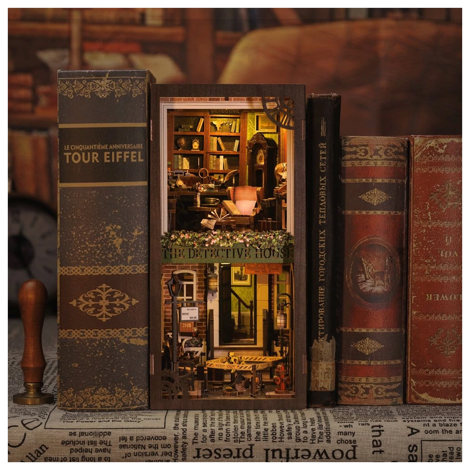 Book Nook Rose Detective Agency 23 x 11 cm fotografija proizvoda