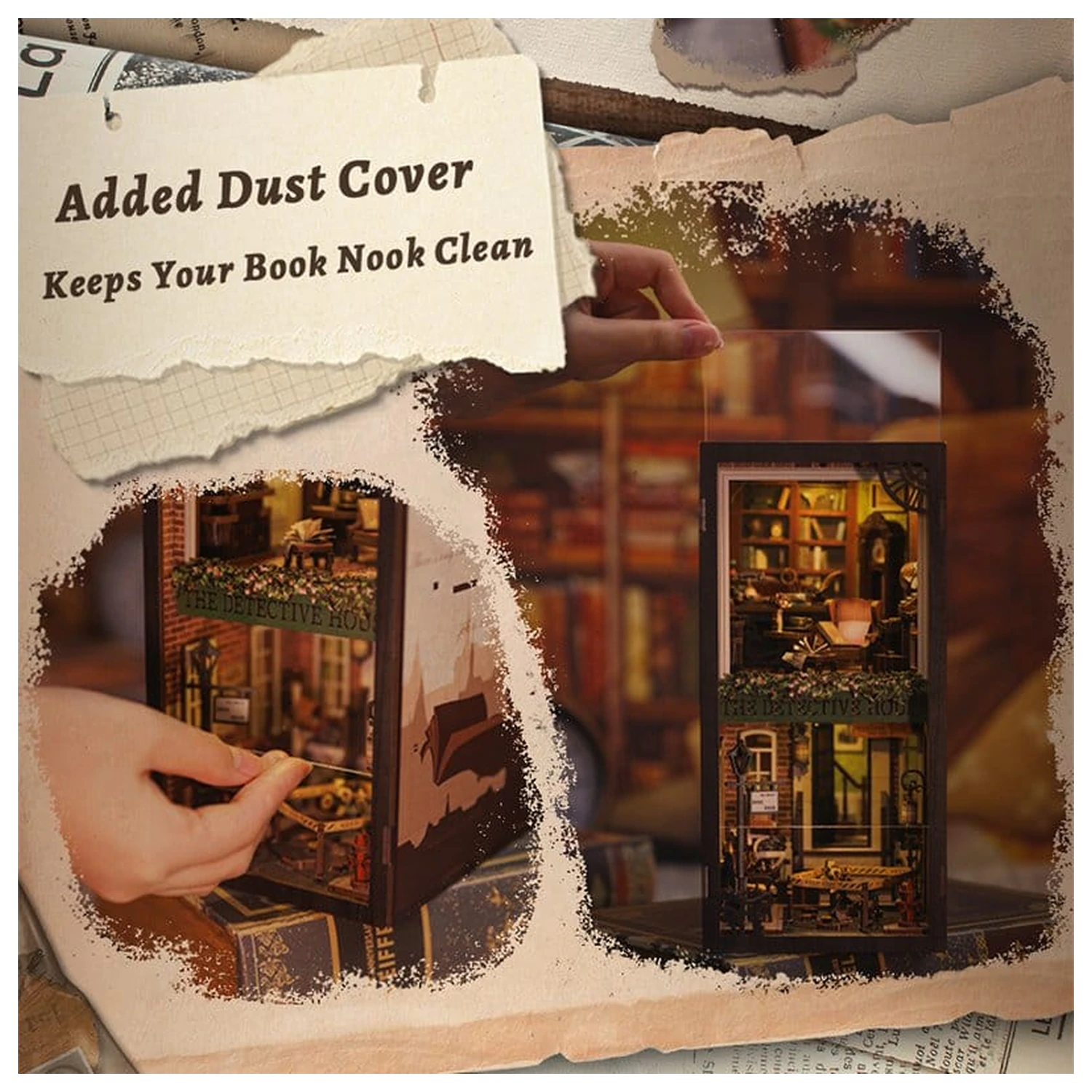 Book Nook Rose Detective Agency 23 x 11 cm fotografija proizvoda