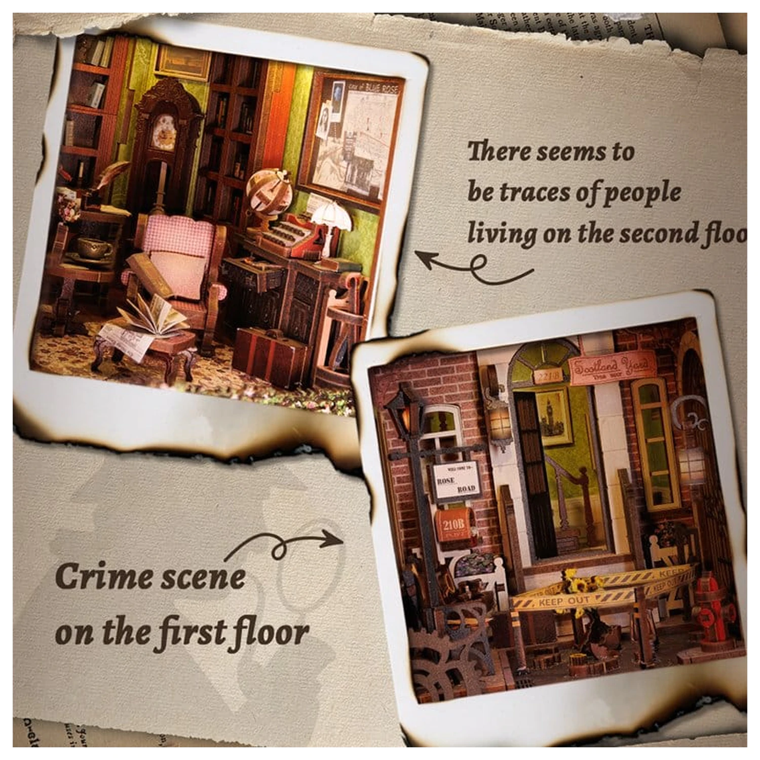 Book Nook Rose Detective Agency 23 x 11 cm fotografija proizvoda