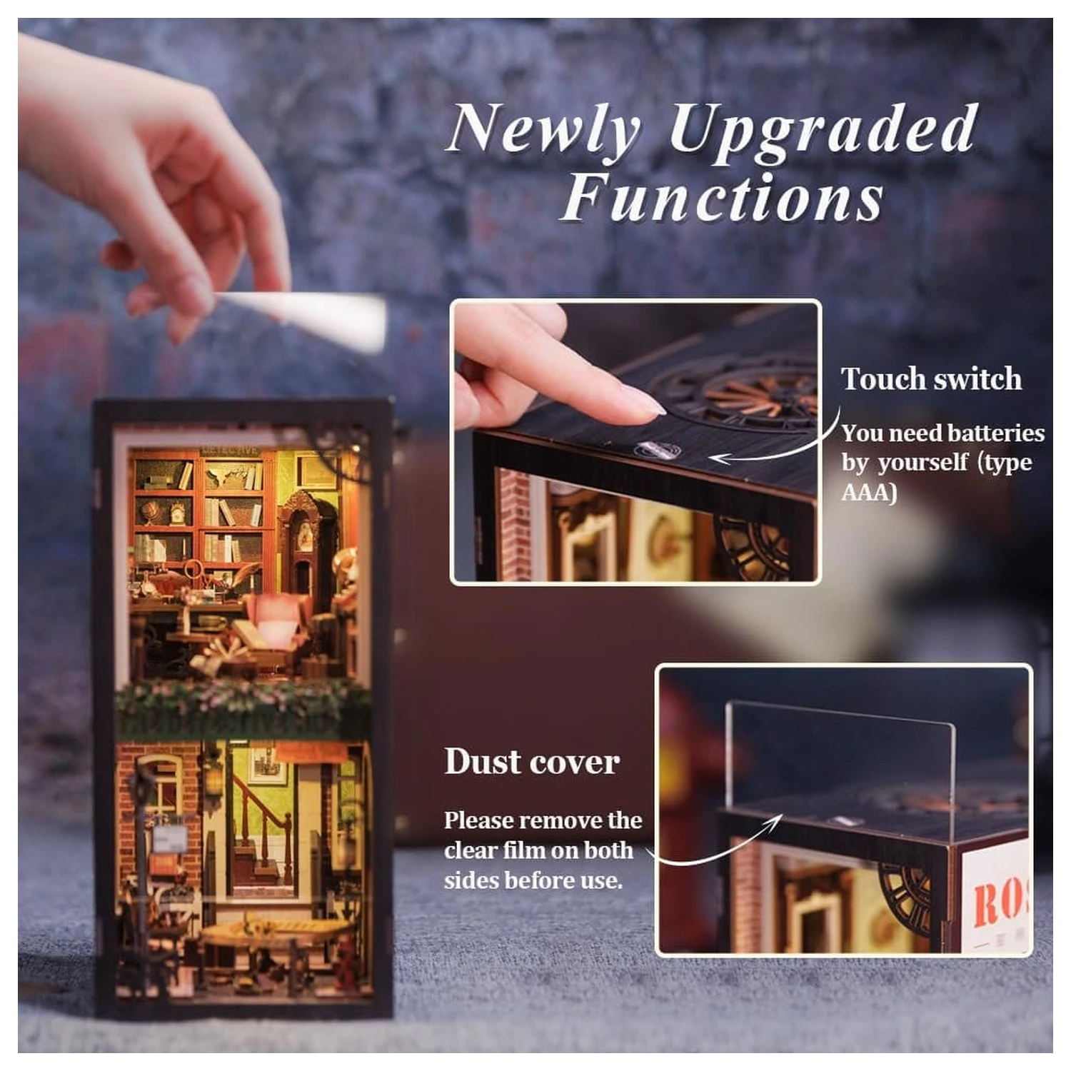 Book Nook Rose Detective Agency 23 x 11 cm fotografija proizvoda