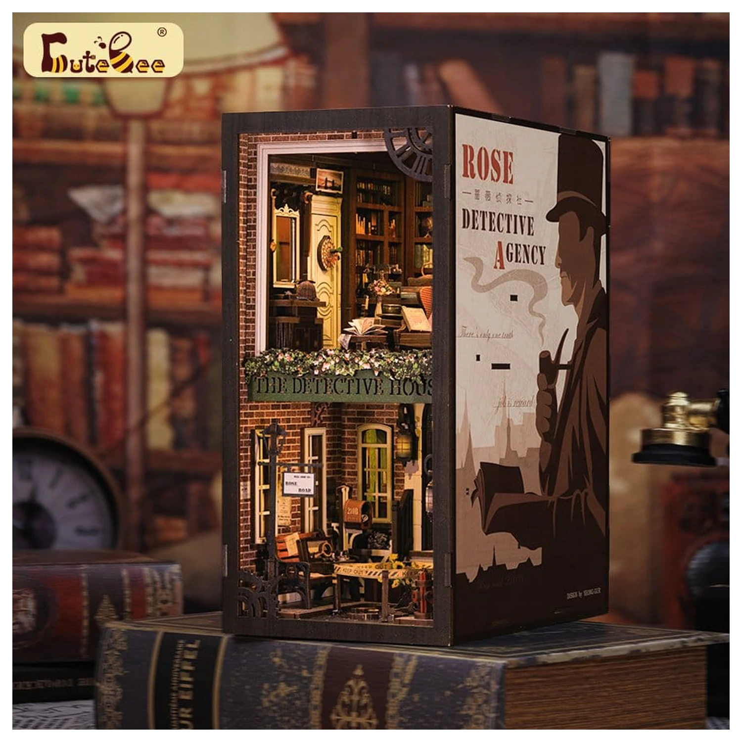 Book Nook Rose Detective Agency 23 x 11 cm fotografija proizvoda