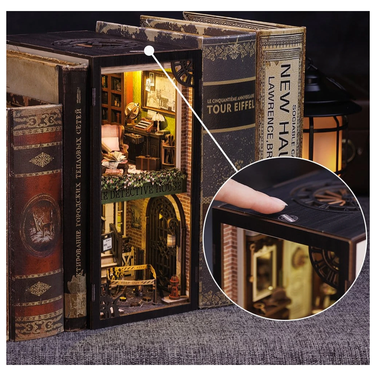 Book Nook Rose Detective Agency 23 x 11 cm fotografija proizvoda