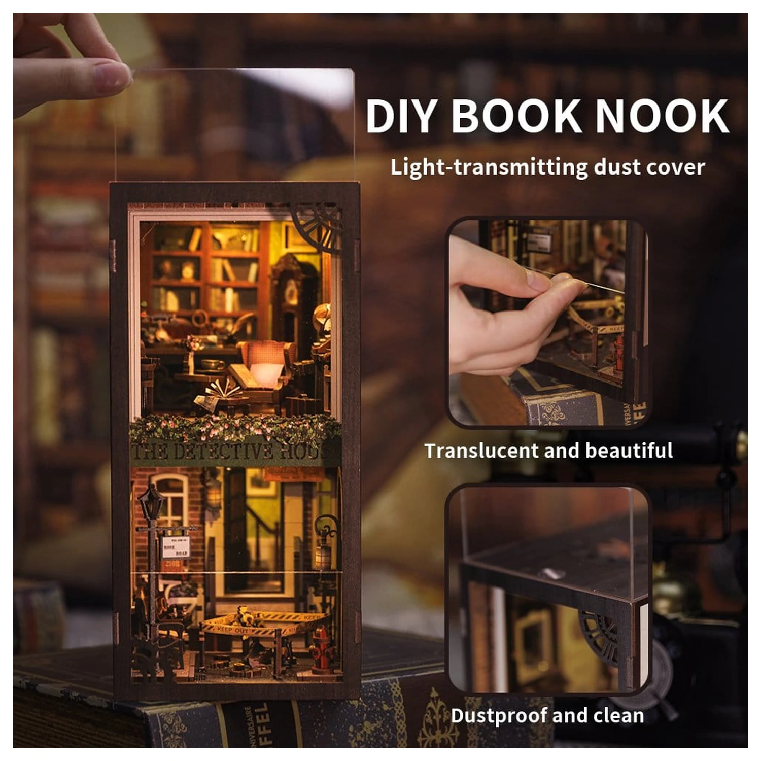 Book Nook Rose Detective Agency 23 x 11 cm fotografija proizvoda