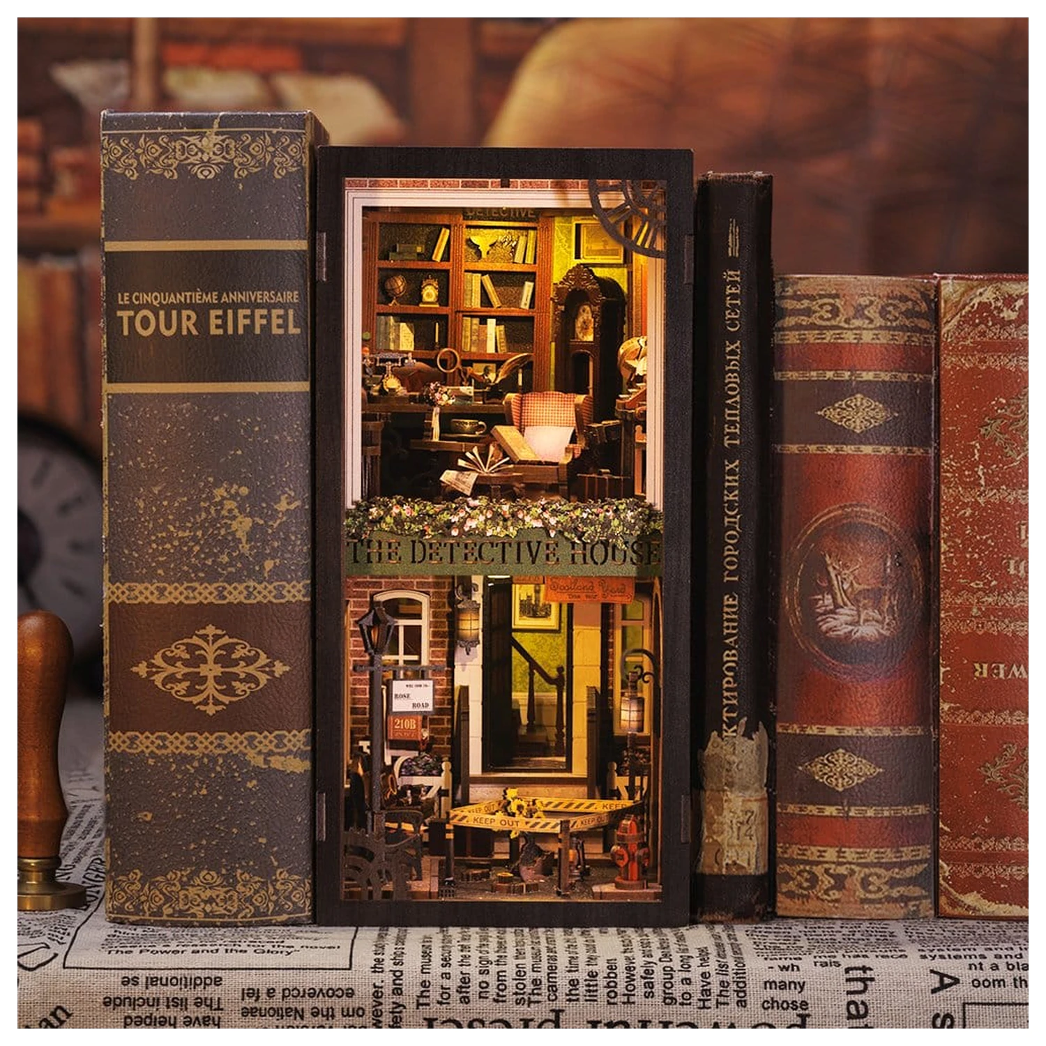 Book Nook Rose Detective Agency 23 x 11 cm fotografija proizvoda