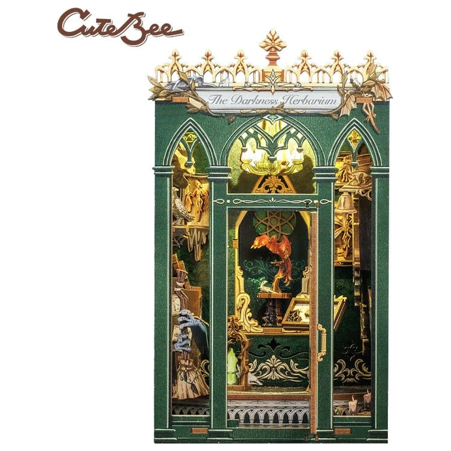 Book Nook The Darkness Herbarium 17 x 12 cm fotografija proizvoda