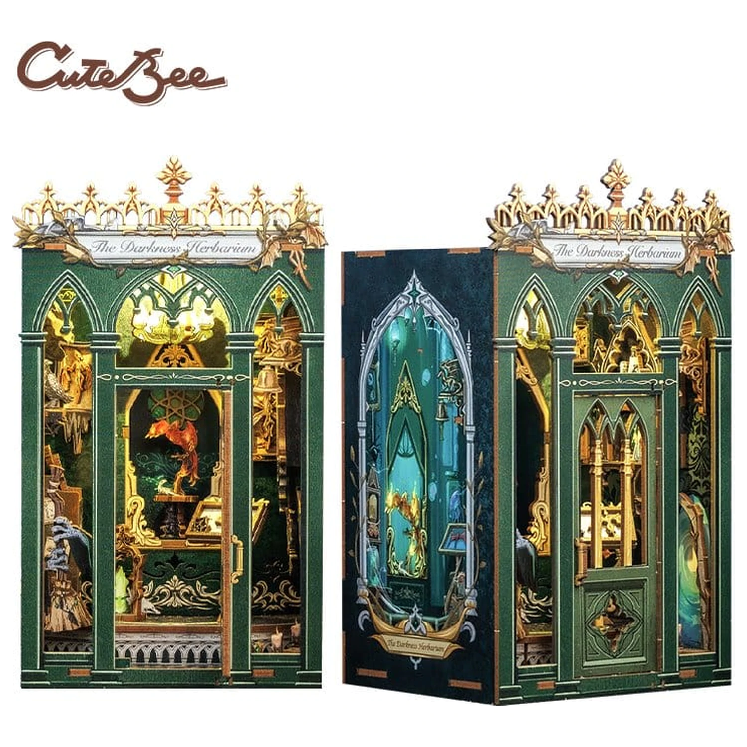 Book Nook The Darkness Herbarium 17 x 12 cm fotografija proizvoda