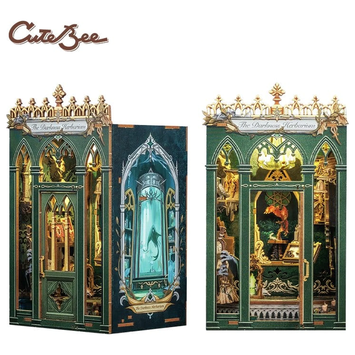 Book Nook The Darkness Herbarium 17 x 12 cm fotografija proizvoda