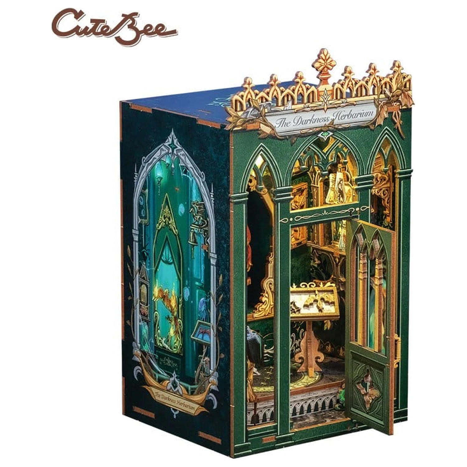 Book Nook The Darkness Herbarium 17 x 12 cm fotografija proizvoda