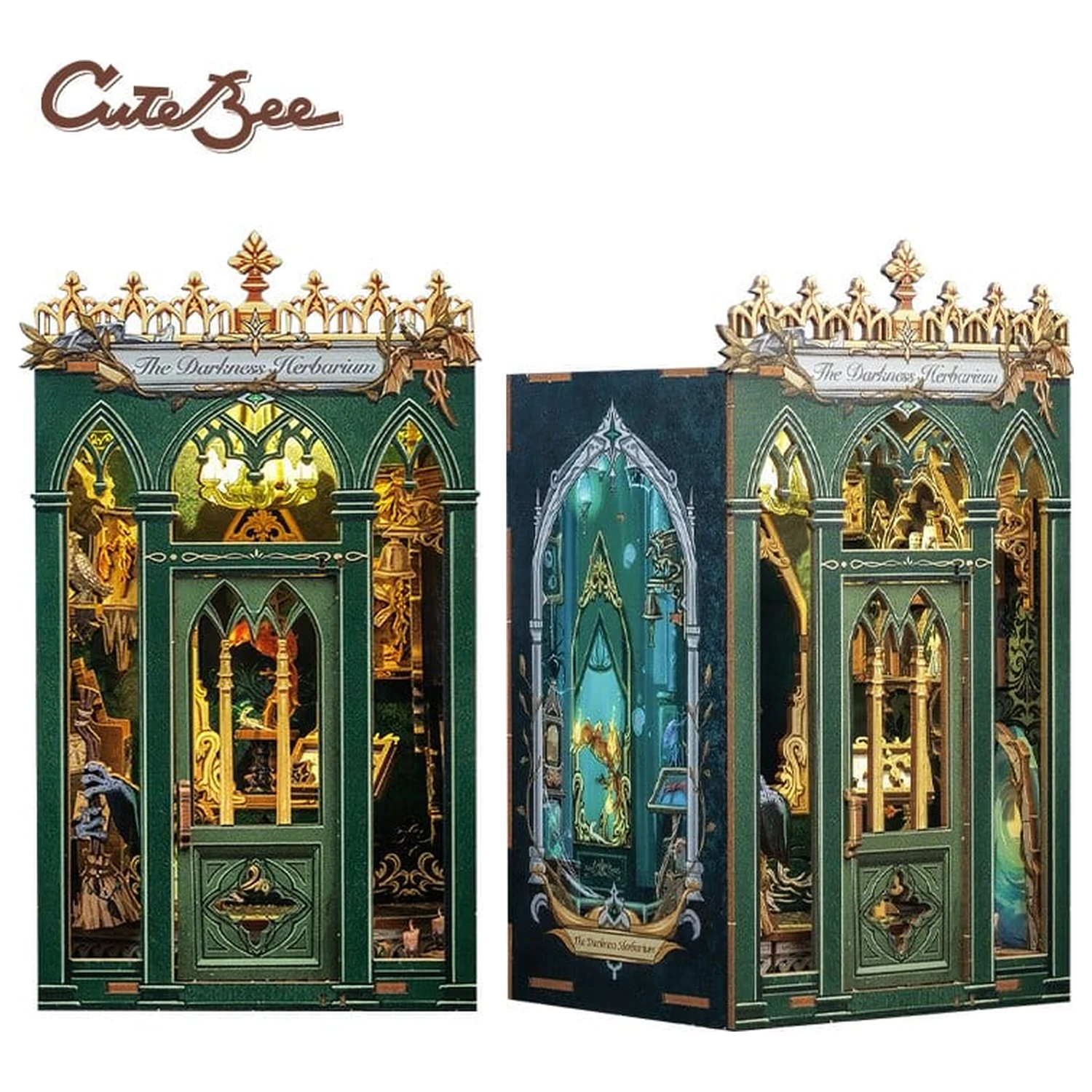 Book Nook The Darkness Herbarium 17 x 12 cm fotografija proizvoda