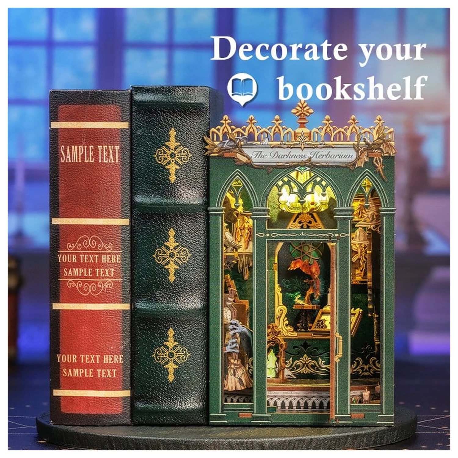 Book Nook The Darkness Herbarium 17 x 12 cm fotografija proizvoda