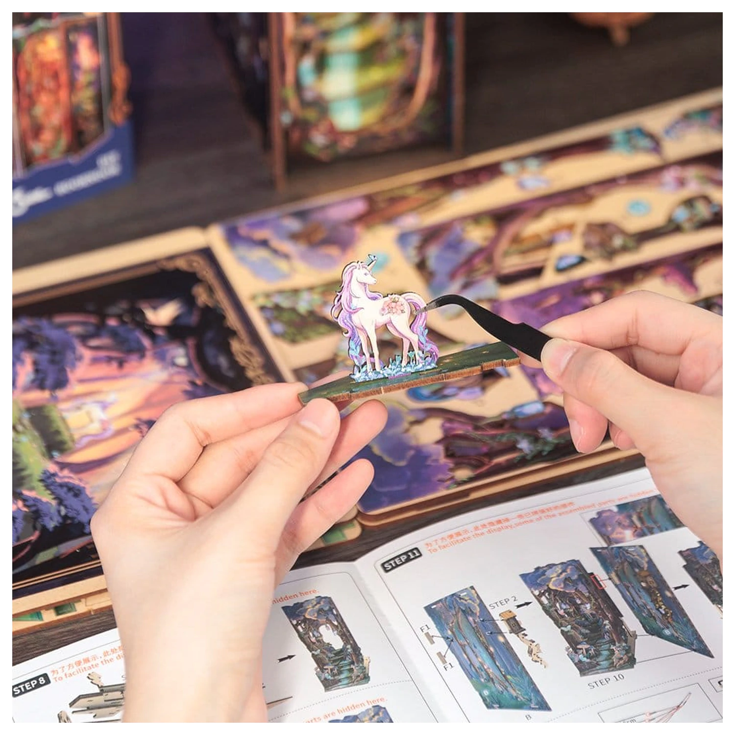 Book Nook The Grace of Forest 22 x 8 cm fotografija proizvoda