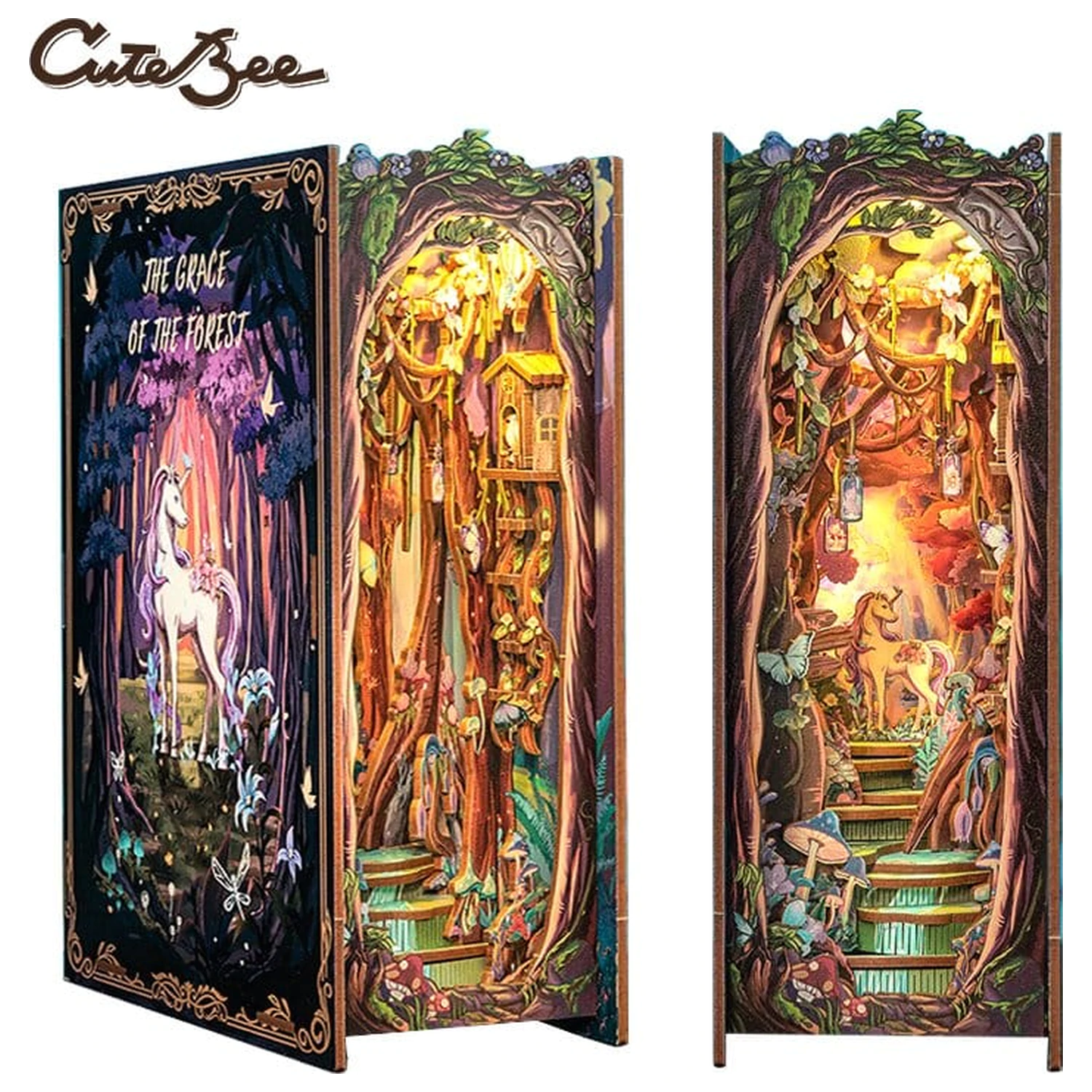 Book Nook The Grace of Forest 22 x 8 cm fotografija proizvoda