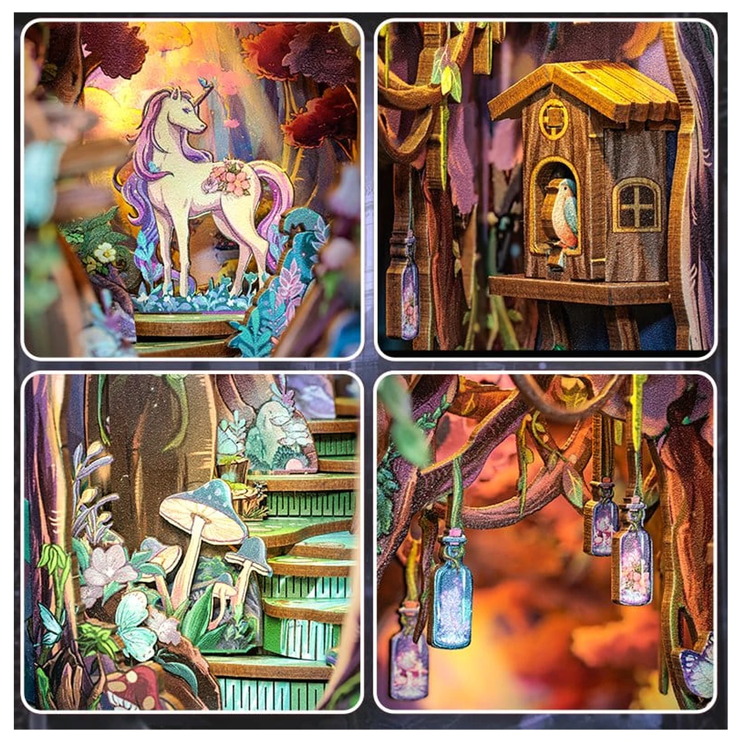 Book Nook The Grace of Forest 22 x 8 cm fotografija proizvoda