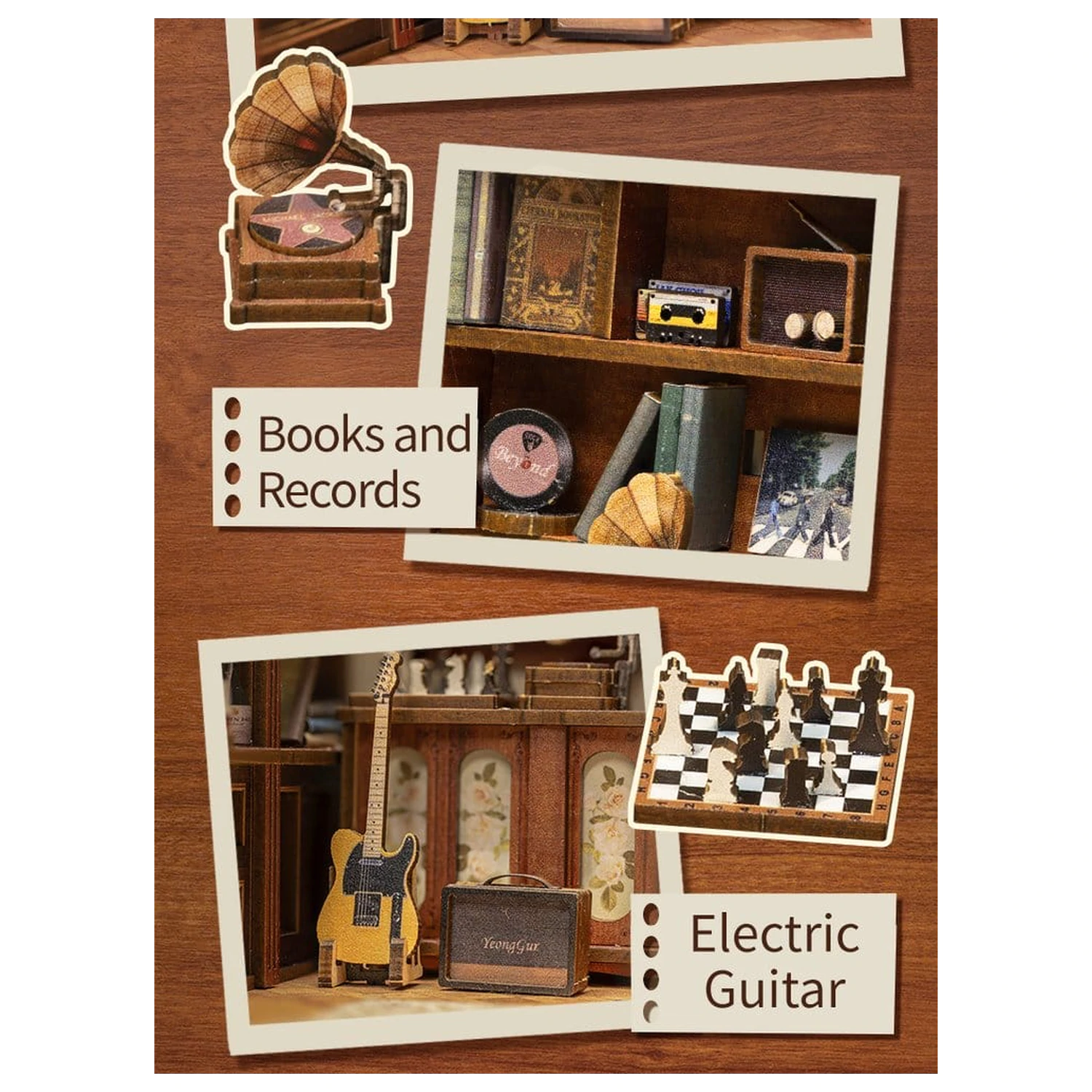 Book Nook The Secret Rhythm 23 x 11 cm fotografija proizvoda