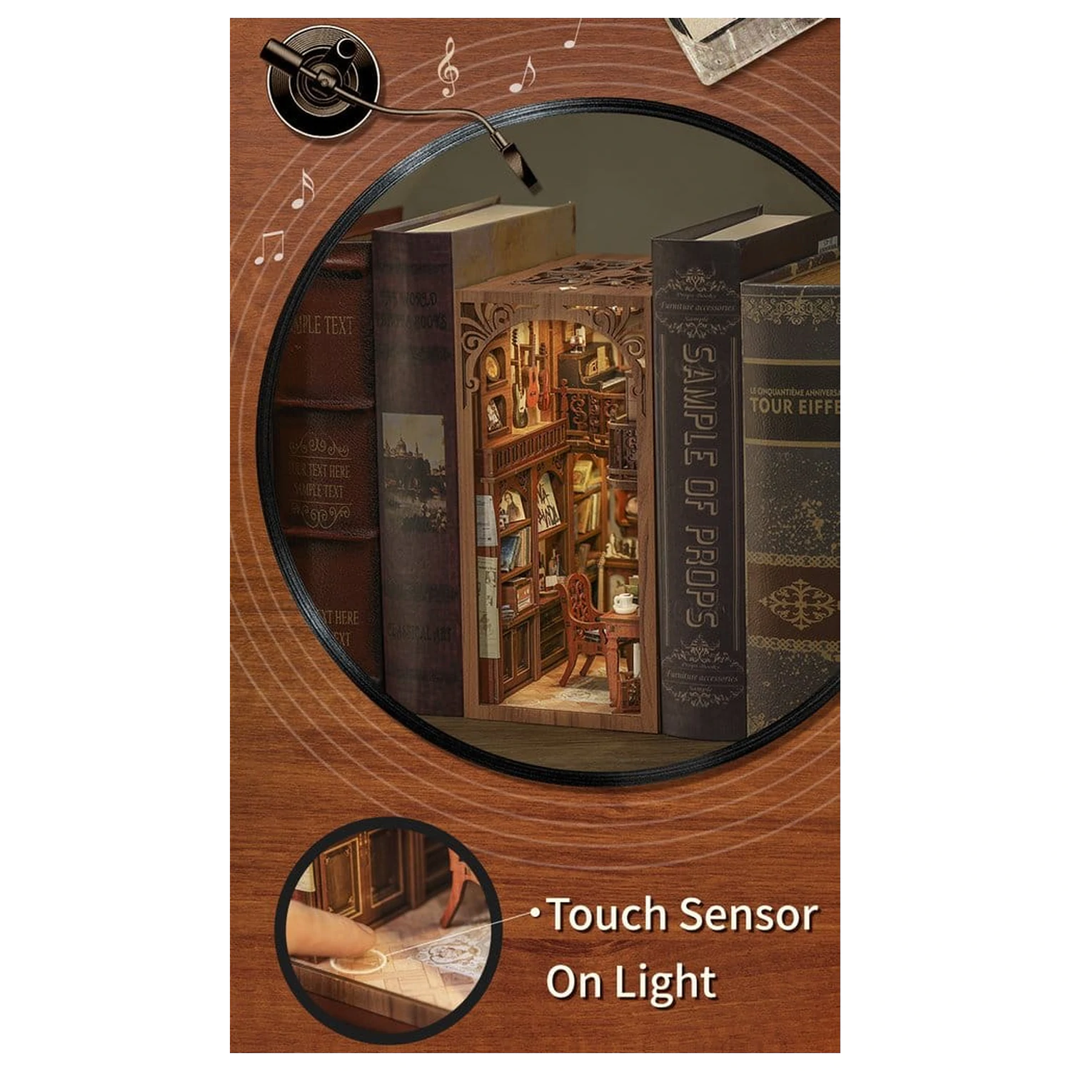 Book Nook The Secret Rhythm 23 x 11 cm fotografija proizvoda