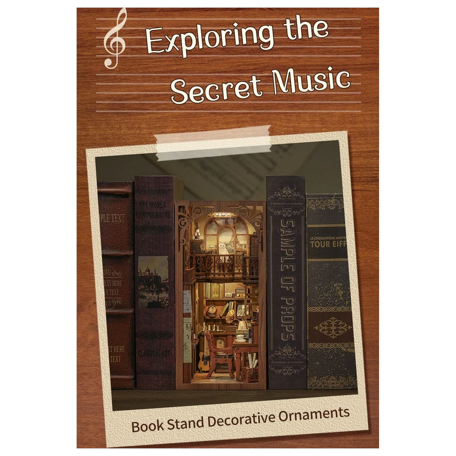 Book Nook The Secret Rhythm 23 x 11 cm fotografija proizvoda