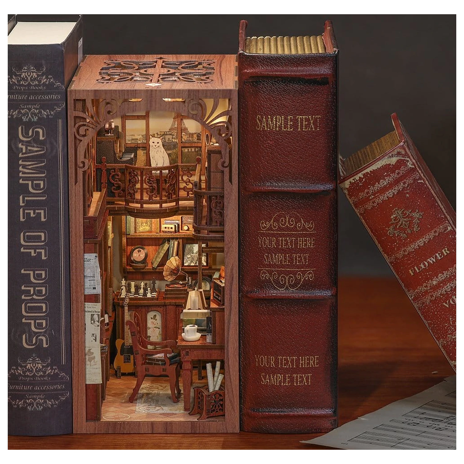 Book Nook The Secret Rhythm 23 x 11 cm fotografija proizvoda