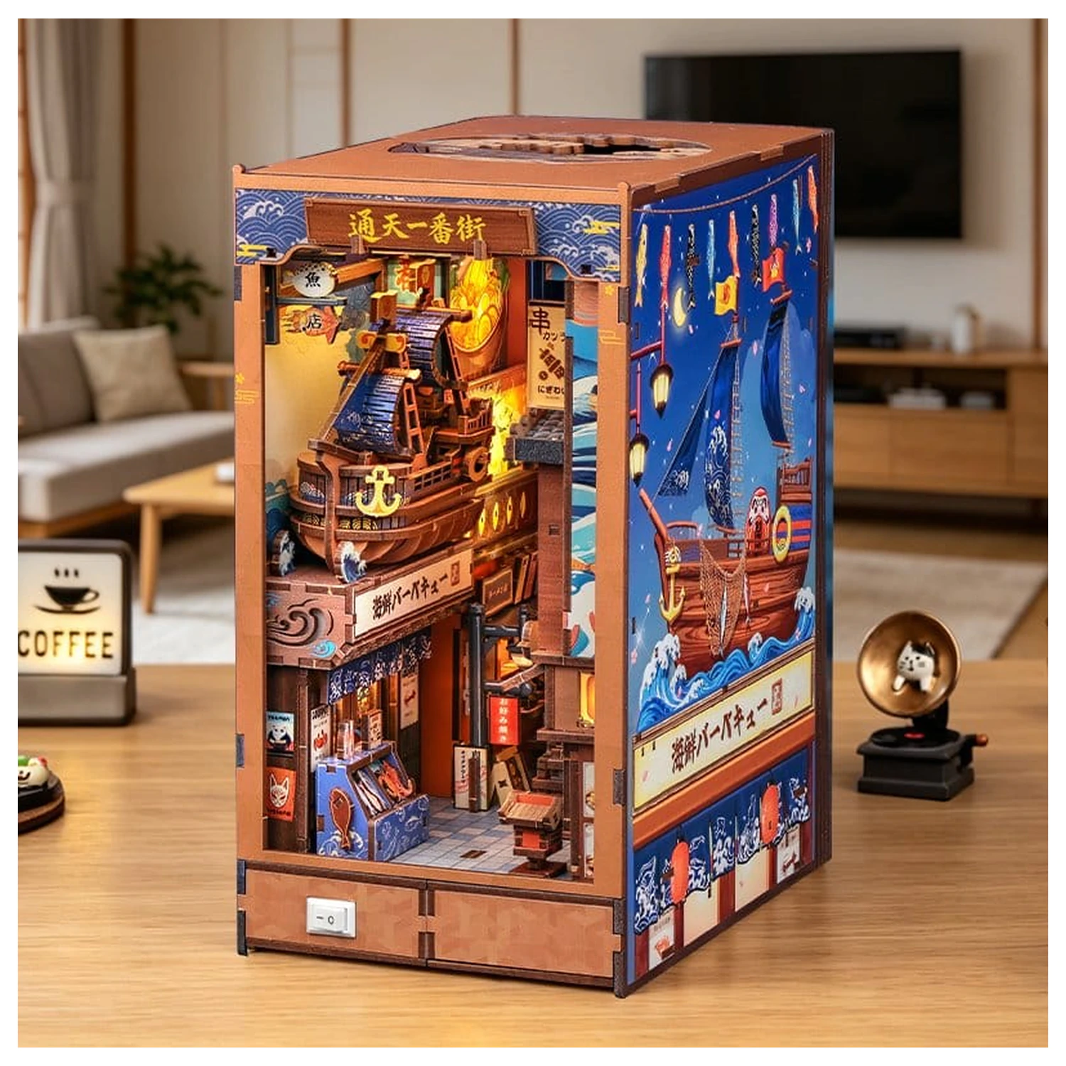 Book Nook Tsutenkaku Ichiban Street 23 x 12 cm fotografija proizvoda