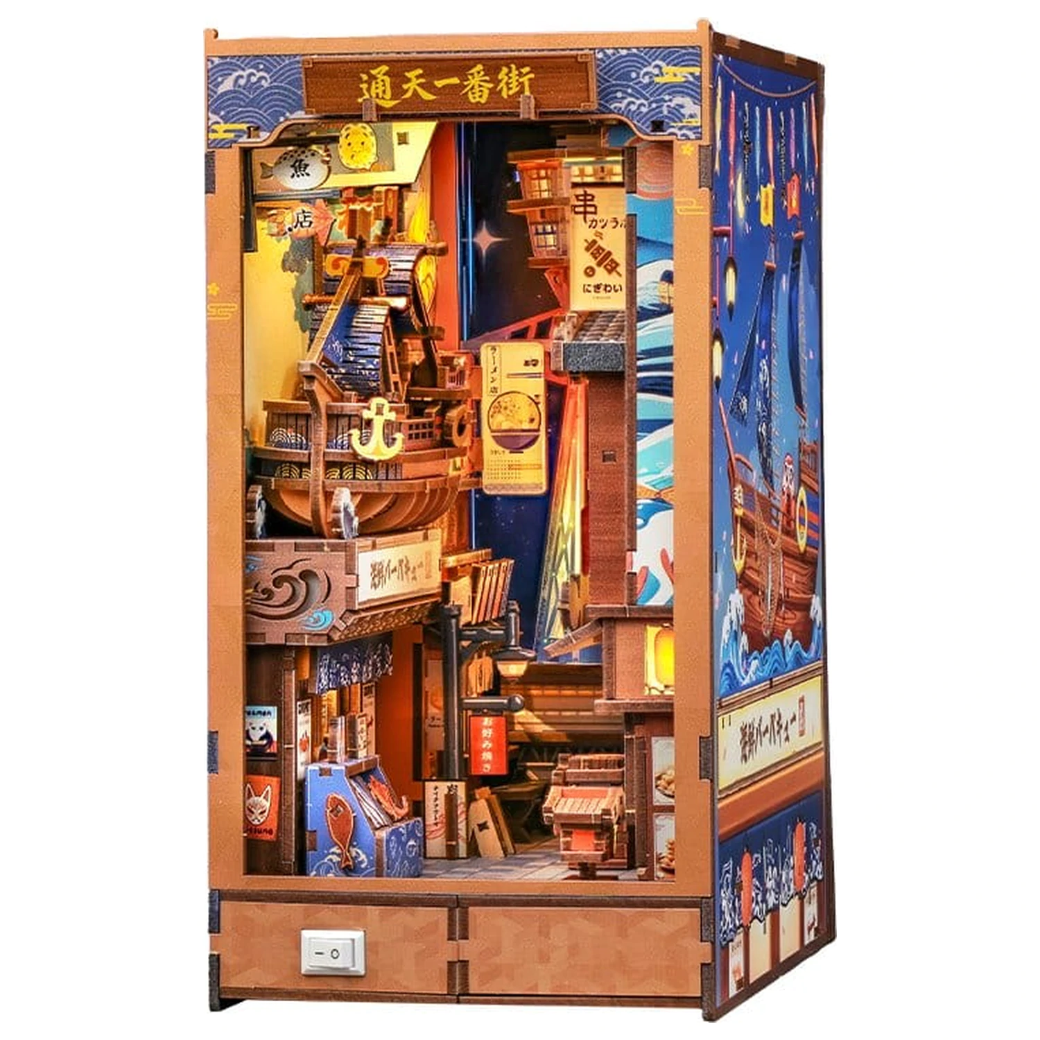 Book Nook Tsutenkaku Ichiban Street 23 x 12 cm fotografija proizvoda