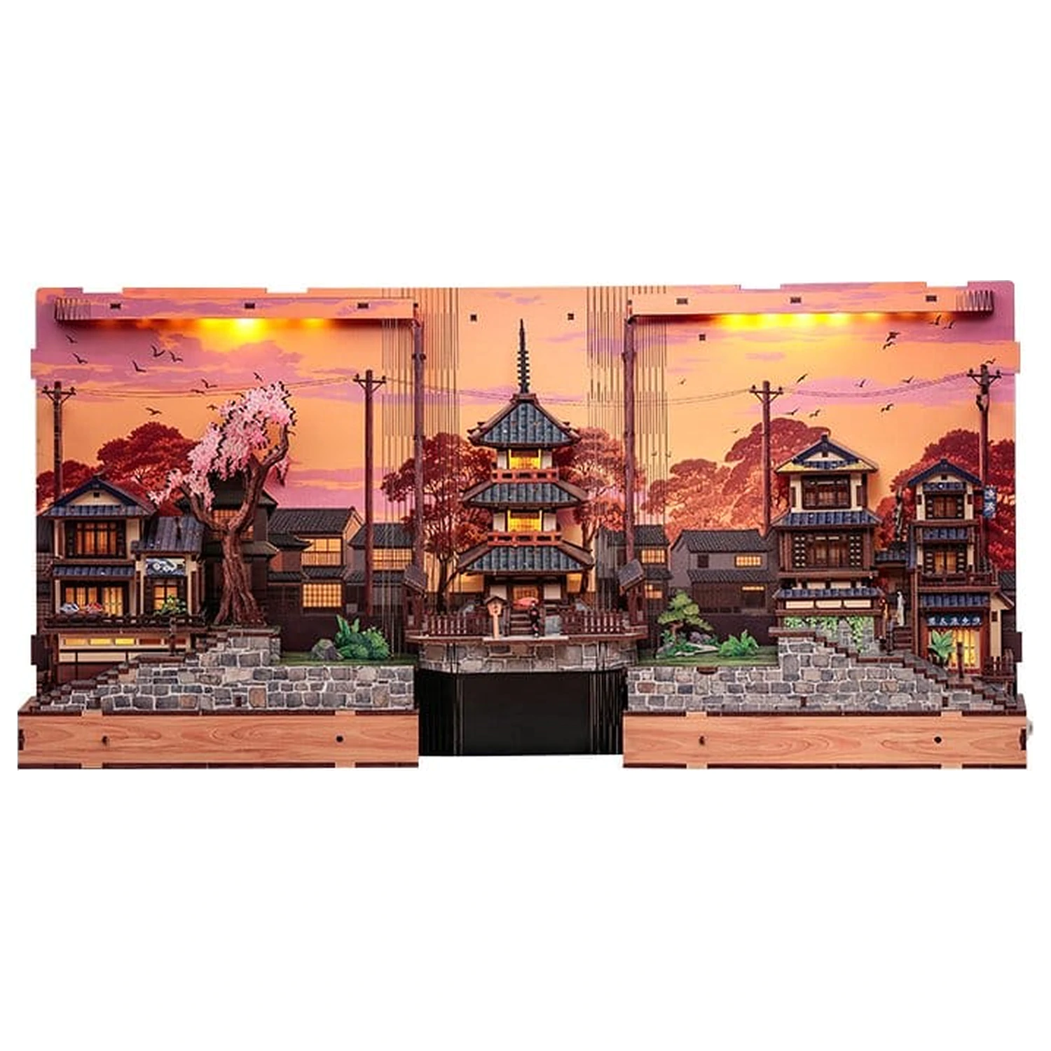 Book Nook Twilight Sakura Path 23 x 12 cm fotografija proizvoda